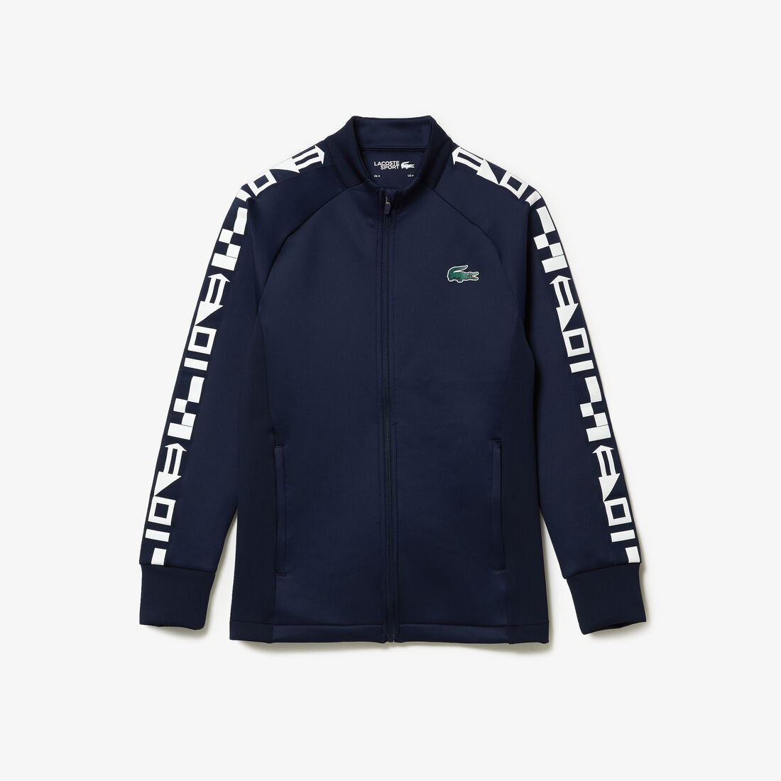 سويت شيرت تنس مطبوع بسحّاب للرجال مجموعة Lacoste SPORT سويت شيرت تنس مطبوع بسحّاب للرجال مجموعة Lacoste SPORT