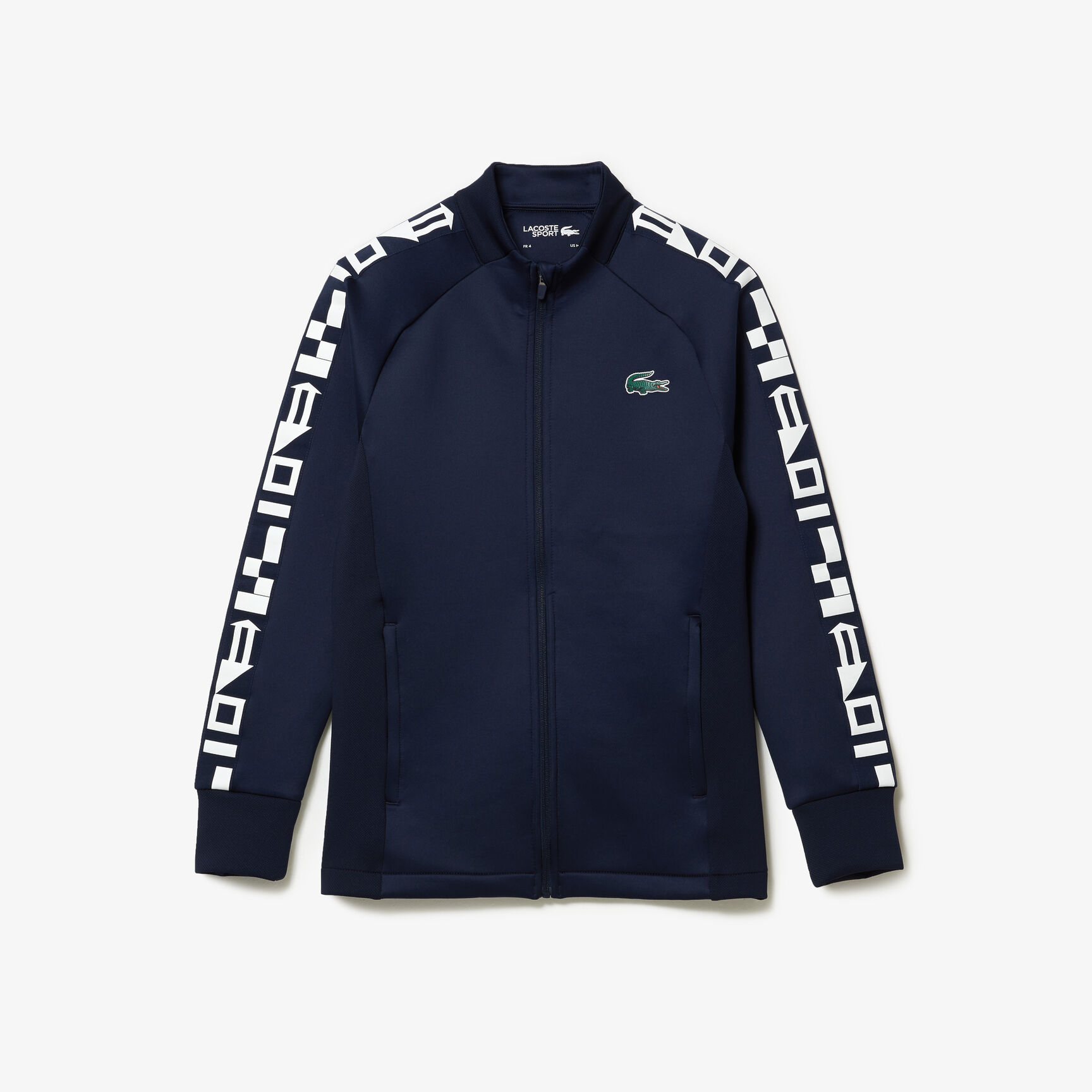 سويت شيرت تنس مطبوع بسحّاب للرجال مجموعة Lacoste SPORT سويت شيرت تنس مطبوع بسحّاب للرجال مجموعة Lacoste SPORT