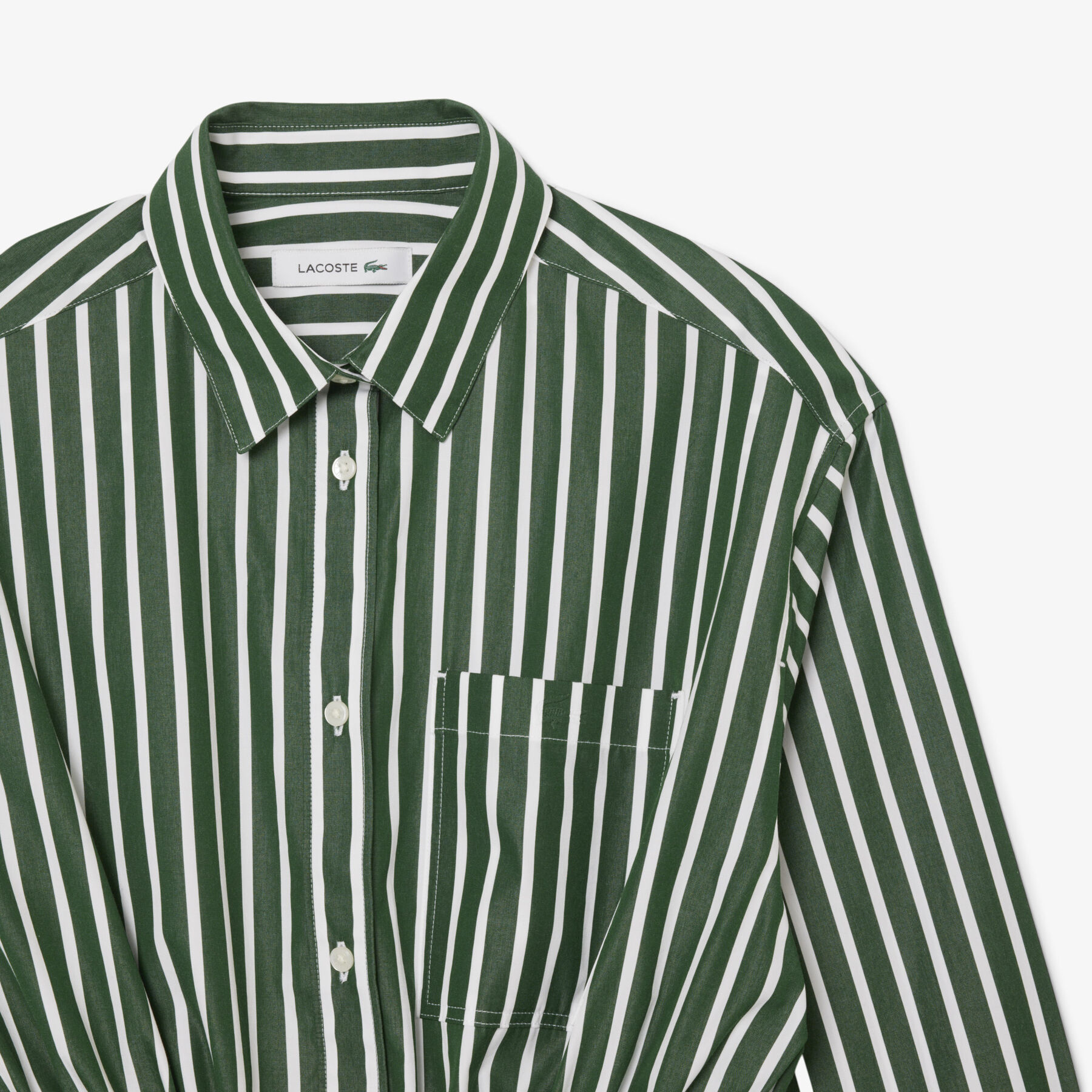 Relaxed Fit Poplin Shirt Dress