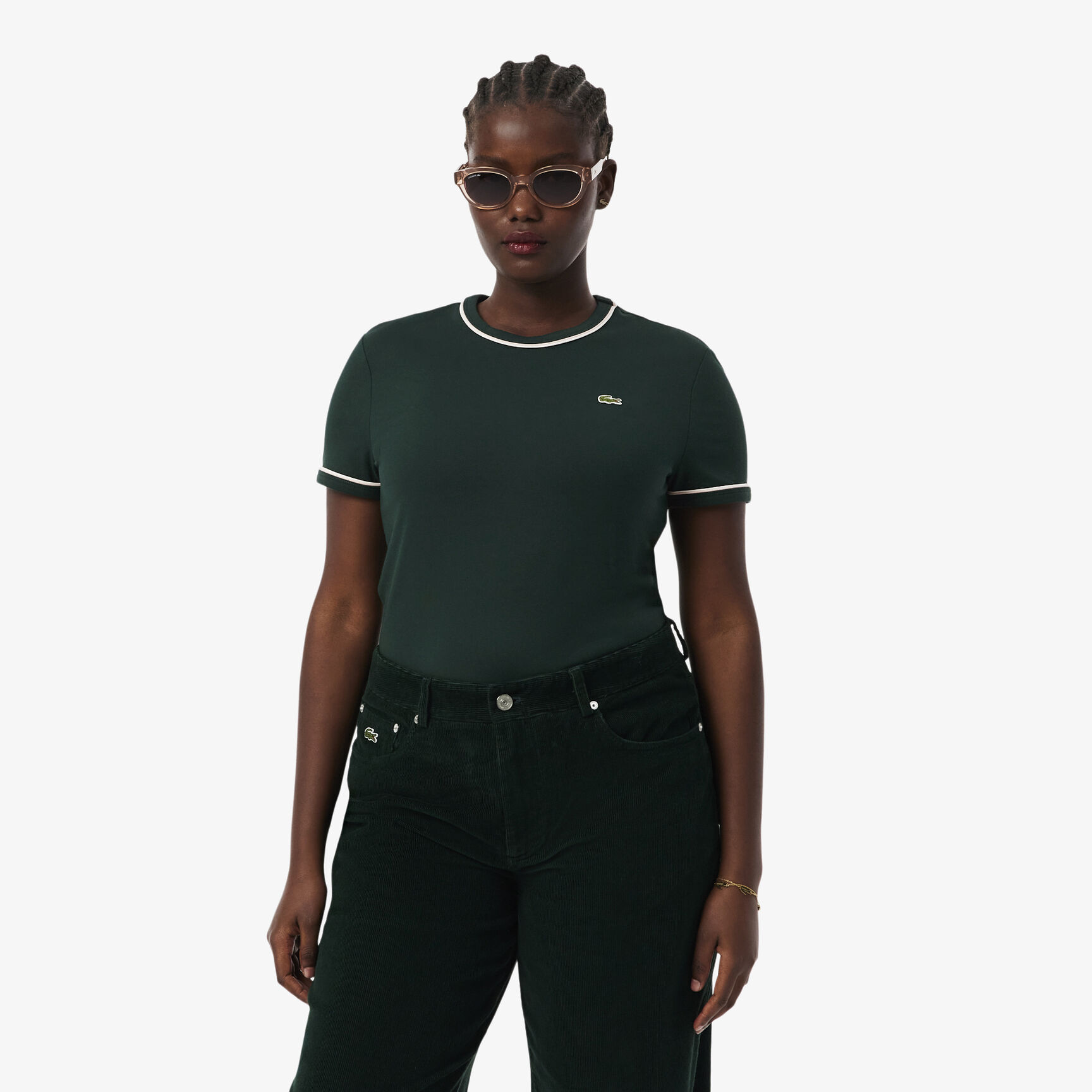 Contrast Trim Jersey T-shirt