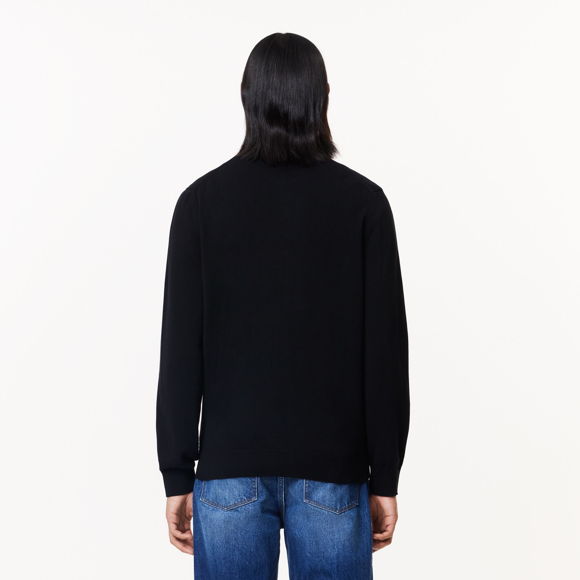 Men's Stand-up Collar Organic Cotton Zippered Sweater Men's Stand-up Collar Organic Cotton Zippered Sweater
