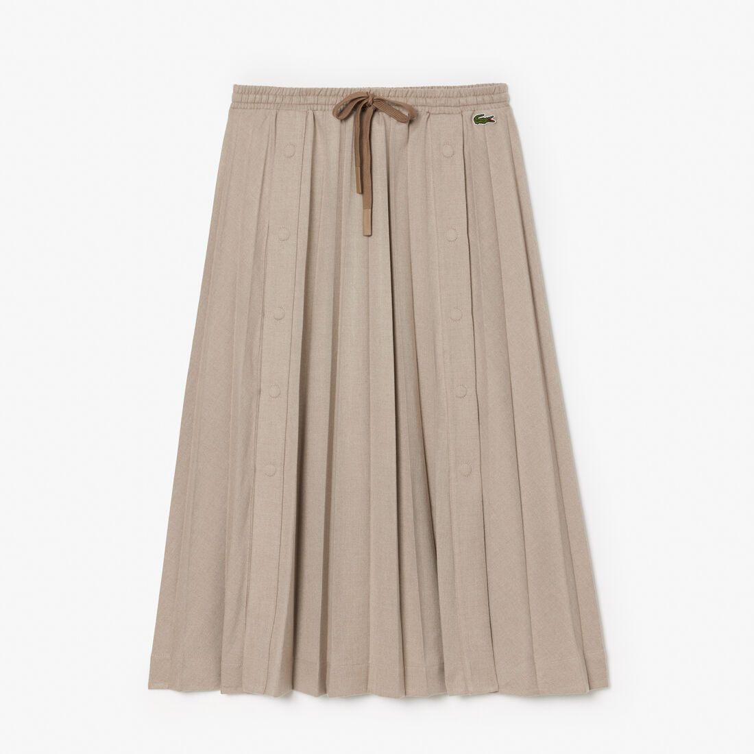 تنورة الفانيلا طويلة مطوي تنورة الفانيلا طويلة مطوي