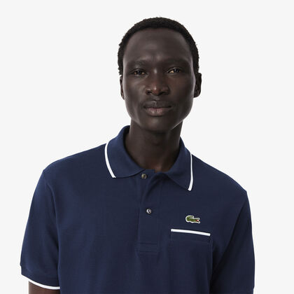 Classic Fit Pocket Accent L.12.12 Polo Shirt Classic Fit Pocket Accent L.12.12 Polo Shirt