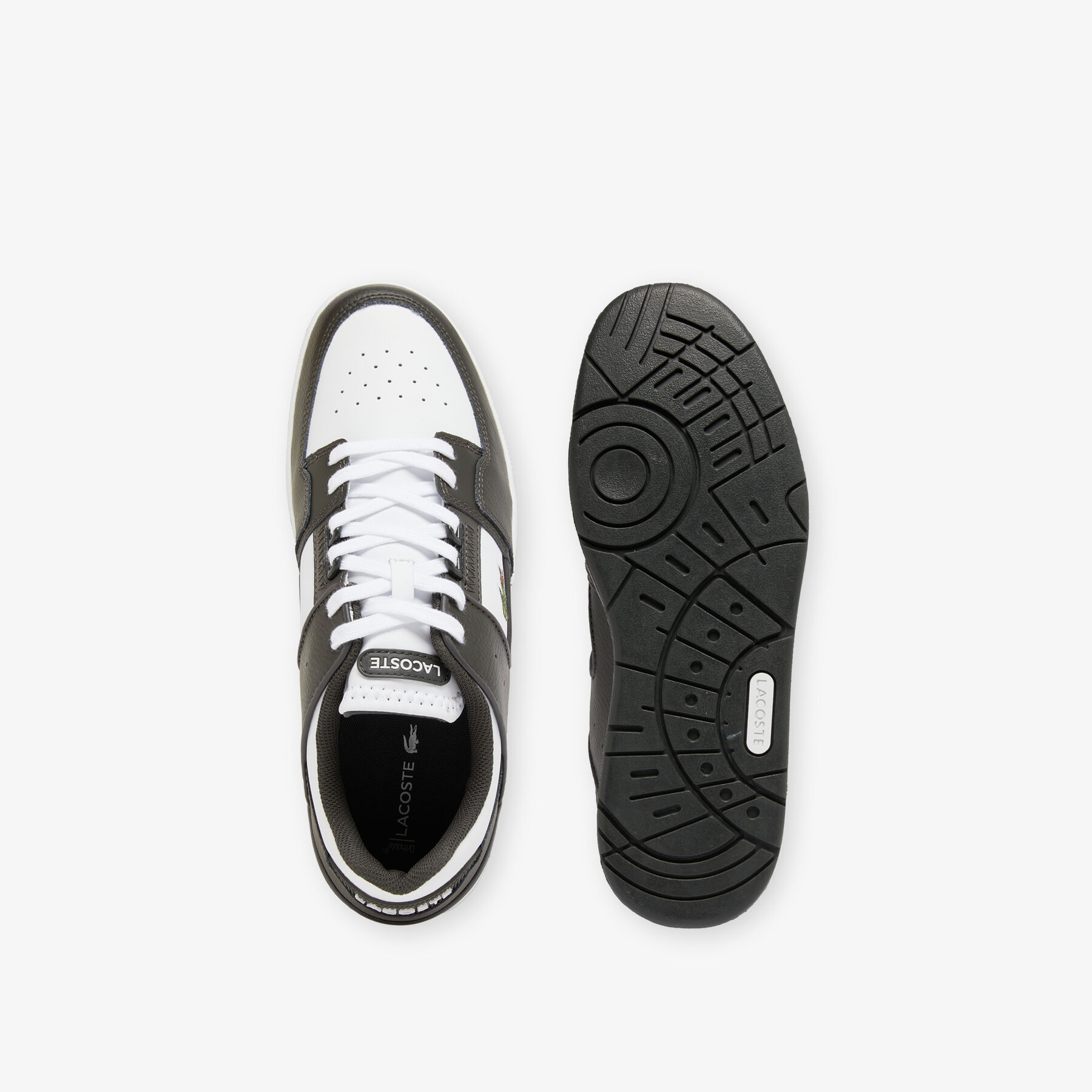 lacoste men s court cage leather sneakers