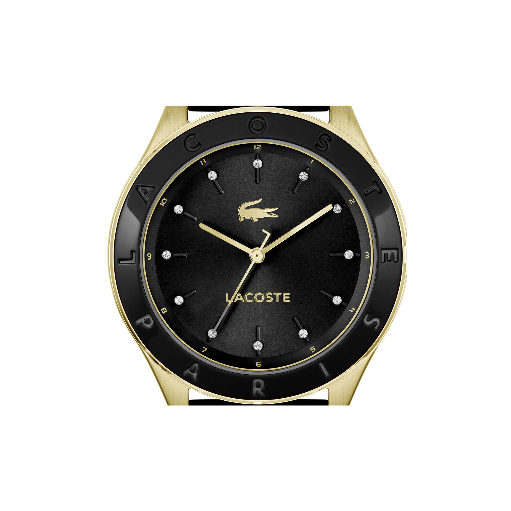 ساعة لاكوست بيلي النسائية بقرص أسود