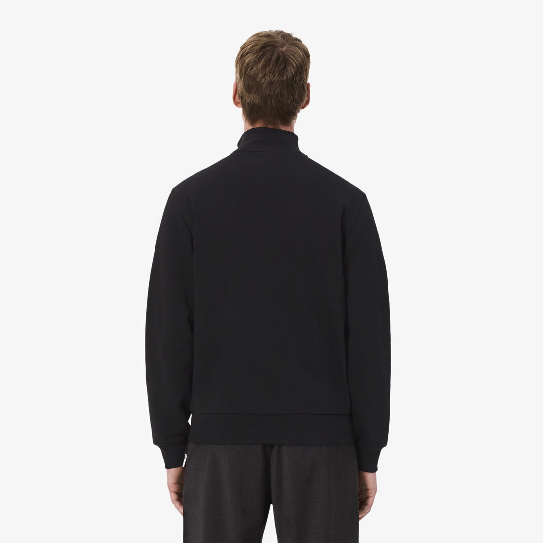 Zip-Up High Neck Fleece Sweatshirt Zip-Up High Neck Fleece Sweatshirt