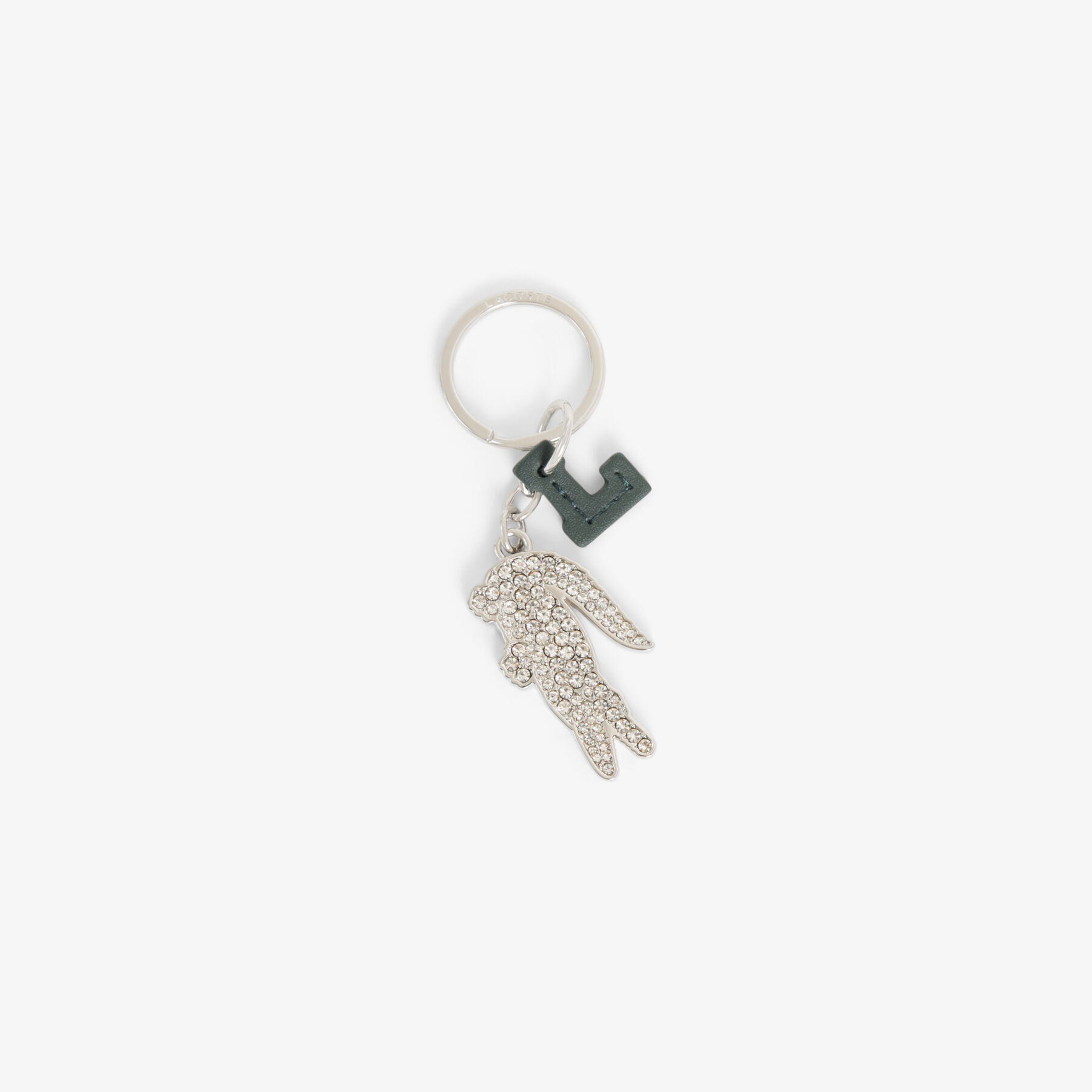 Diamante Crocodile L Charms Key Ring lacoste diamante crocodile l charms key ring