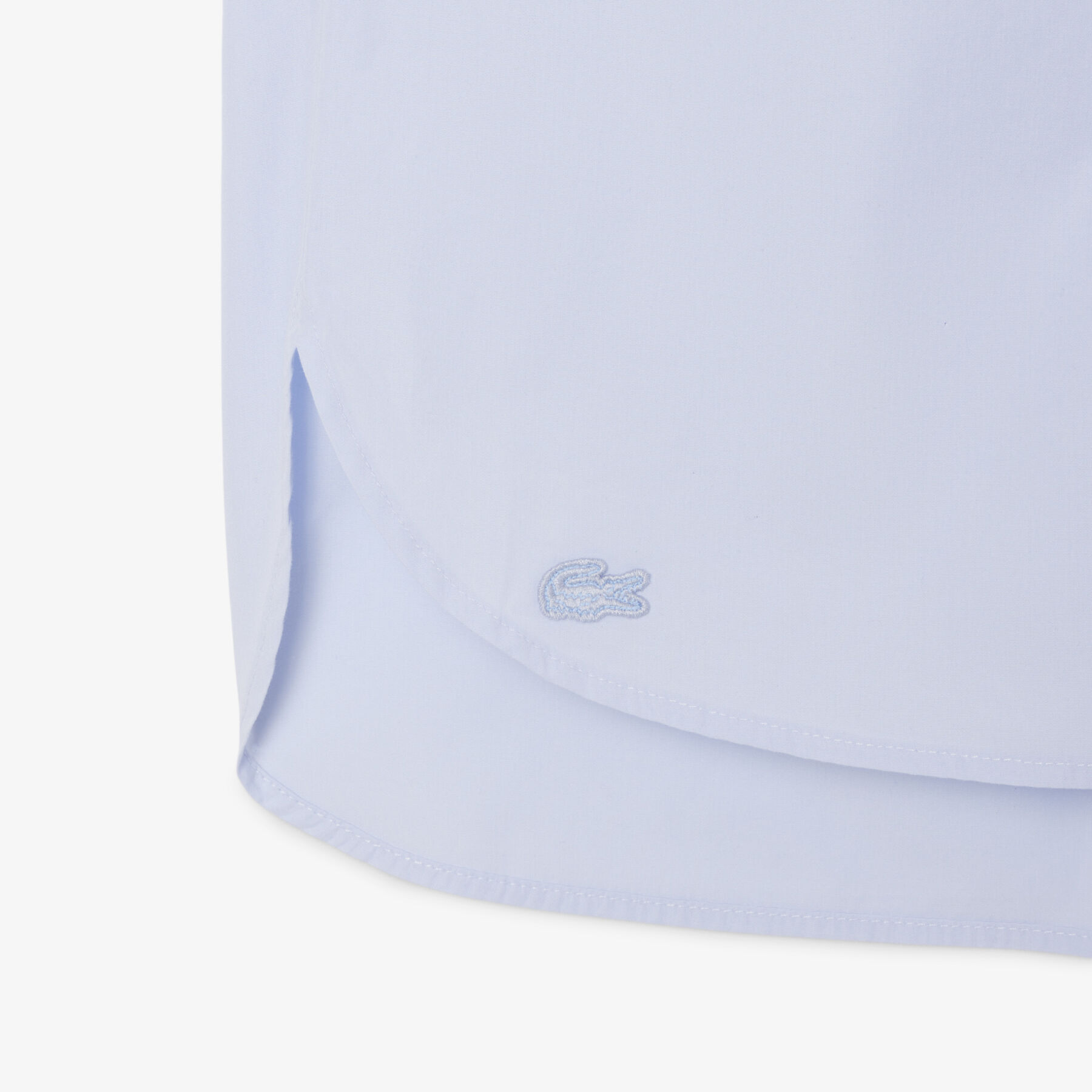 Embroidered Badge Poplin Shirt