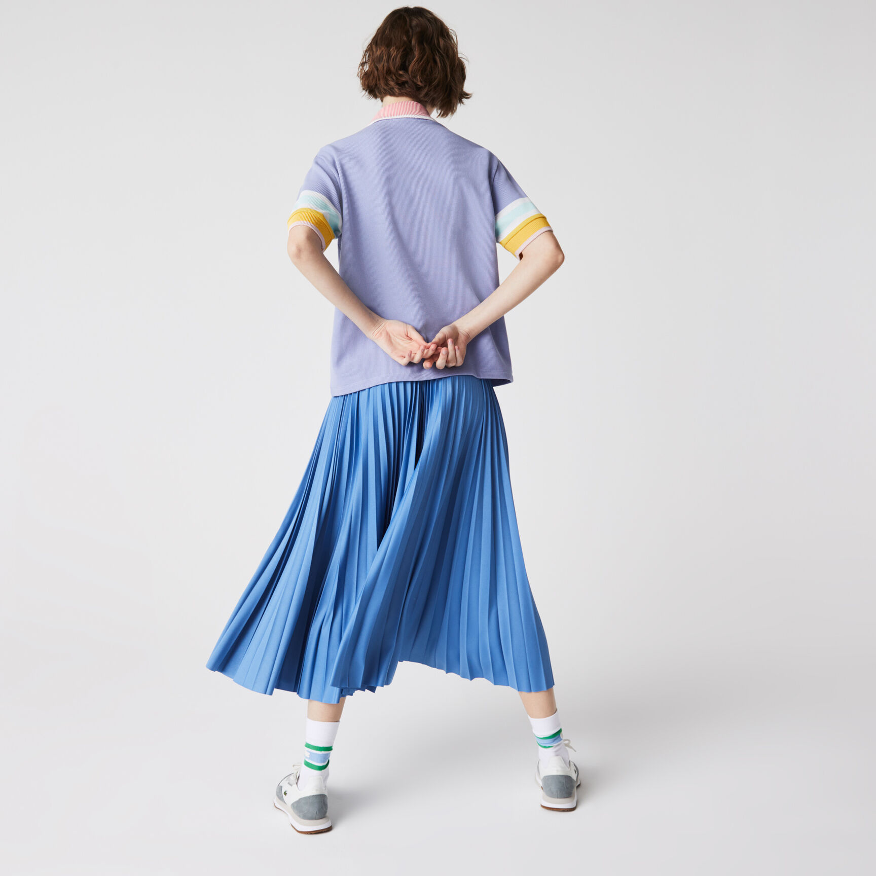 Women's Branded Elasticised Pleated Skirt