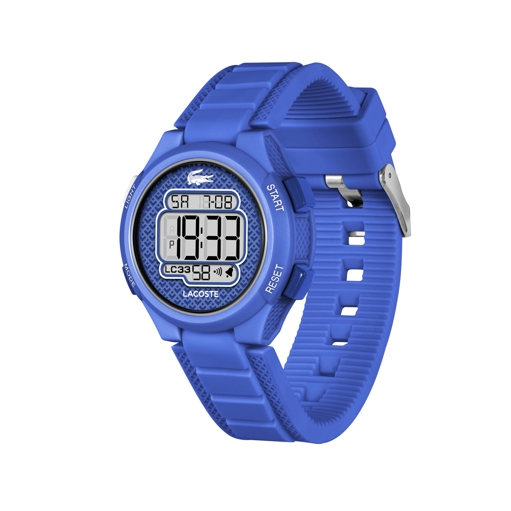 ساعة لاكوست للأطفال بقرص أزرق