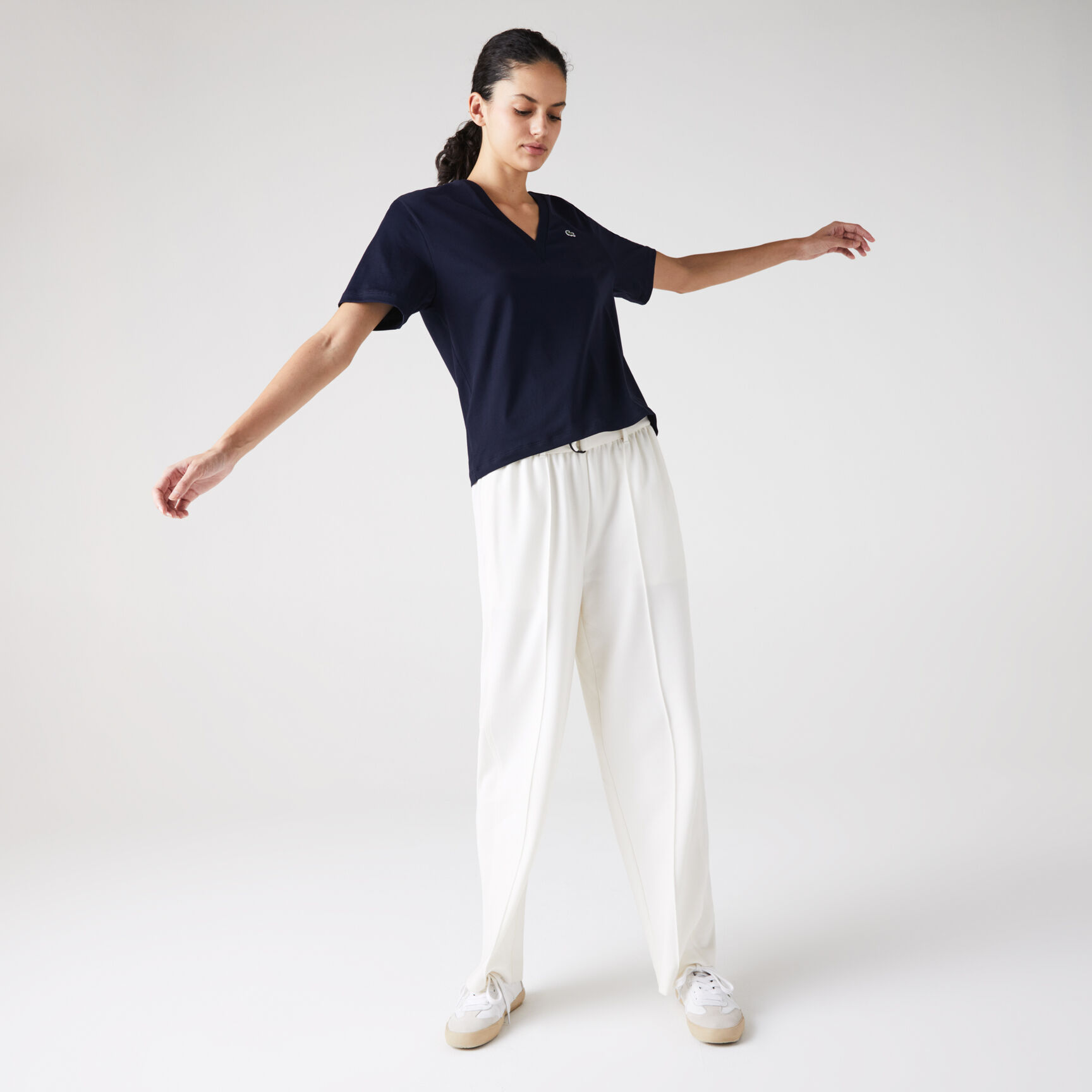 Women's V-Neck Premium Cotton T-shirt