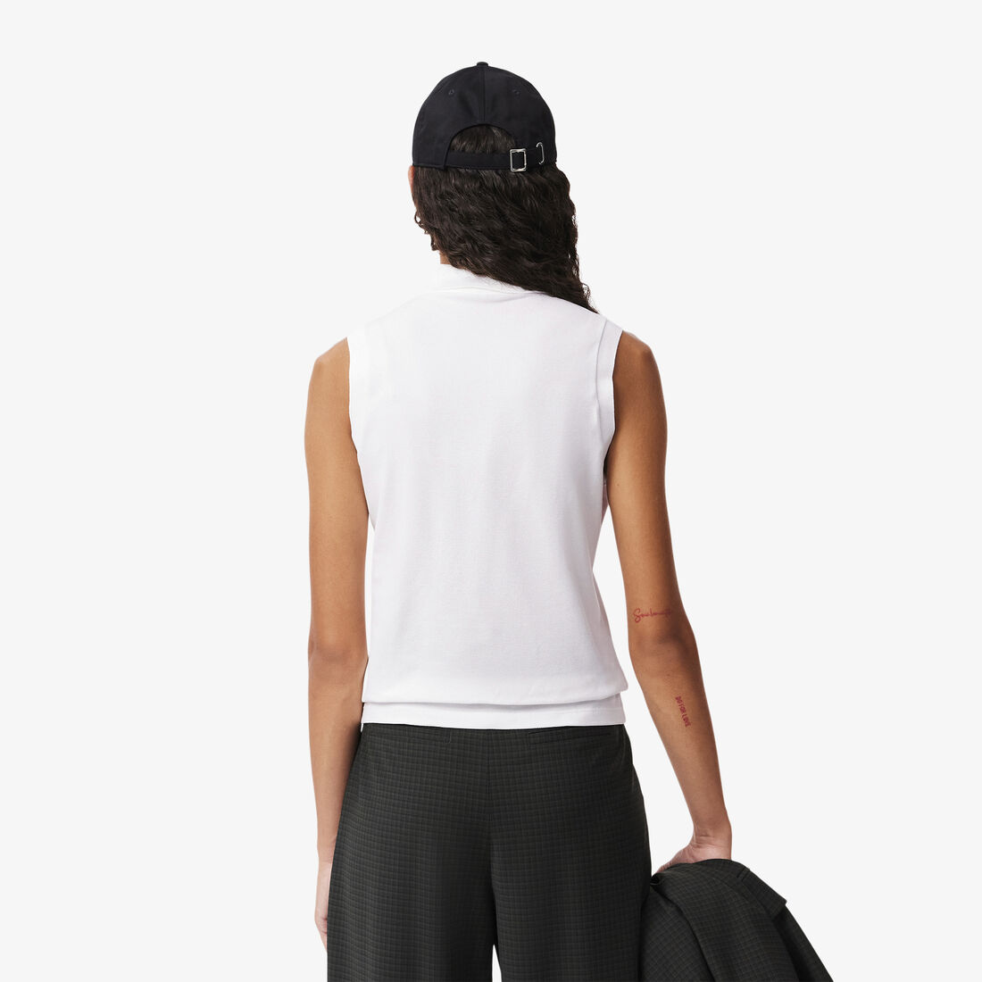 Slim Fit L.12.D Sleeveless Stretch Polo Shirt Slim Fit L.12.D Sleeveless Stretch Polo Shirt