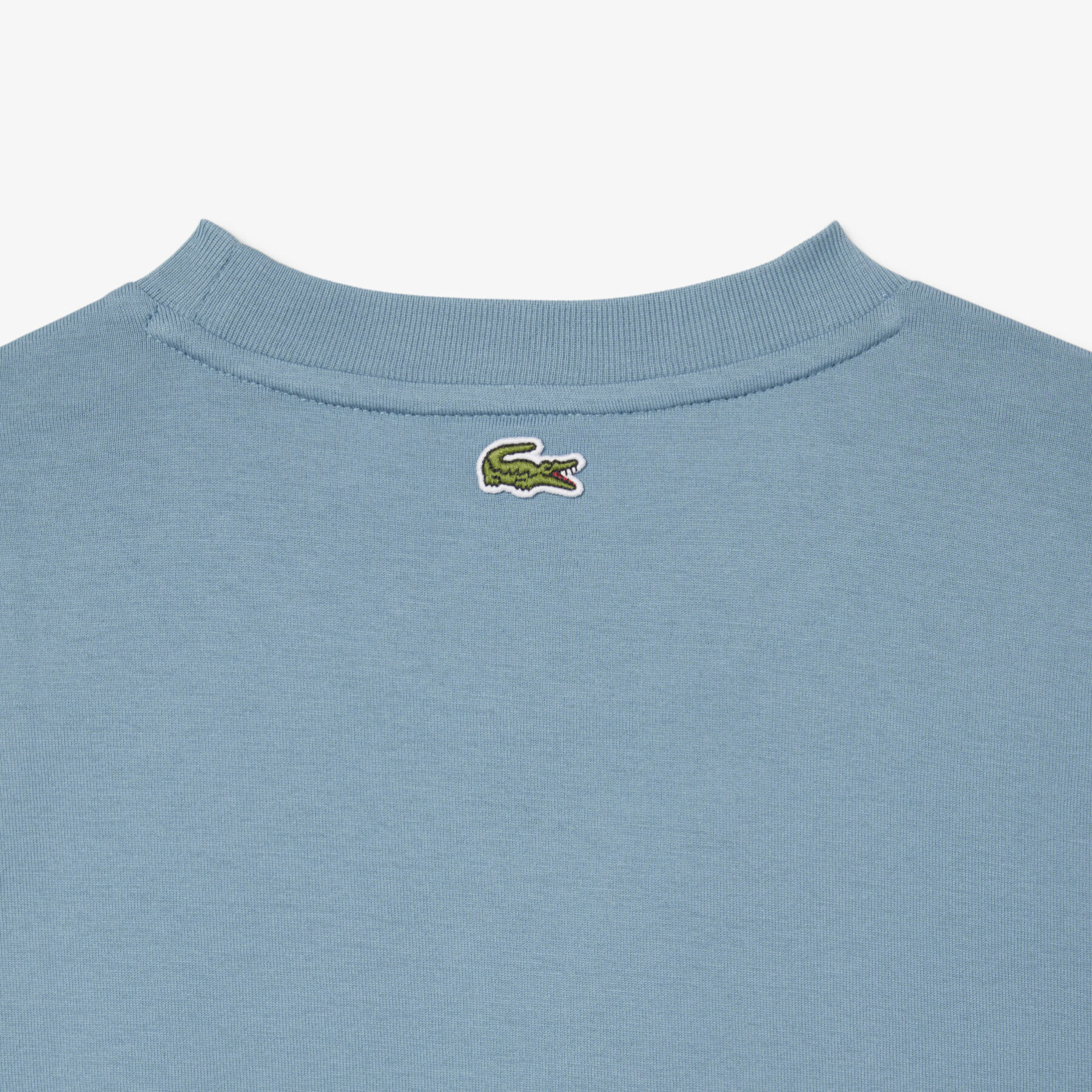 lacoste print cotton t shirt