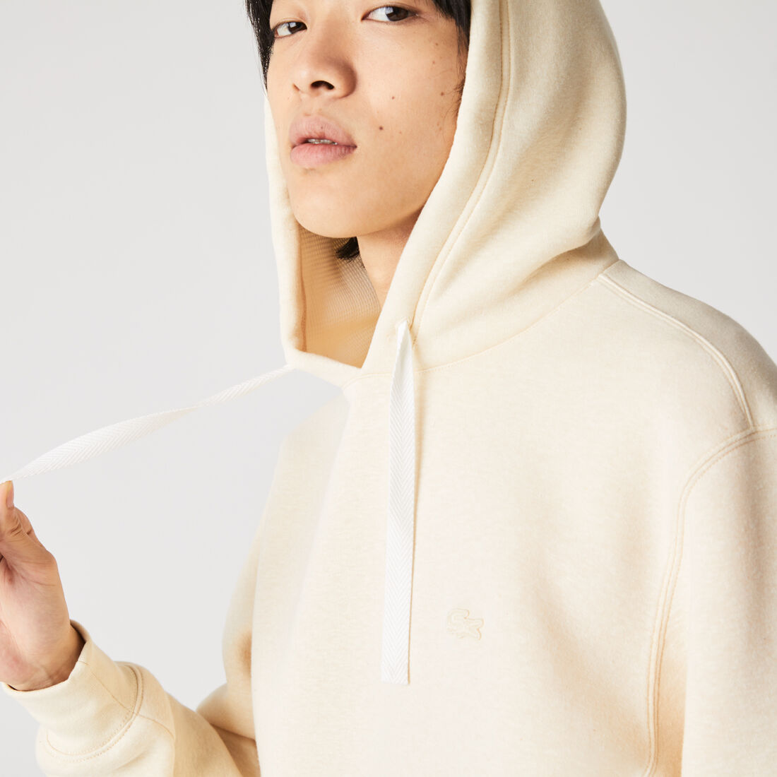 Men’s Hooded Contrast Pocket Cotton Blend Sweatshirt Men’s Hooded Contrast Pocket Cotton Blend Sweatshirt