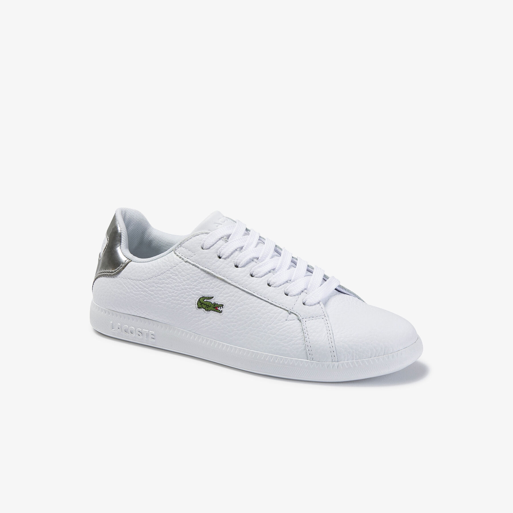 Women's Graduate Leather Trainers lacoste women s graduate leather trainers