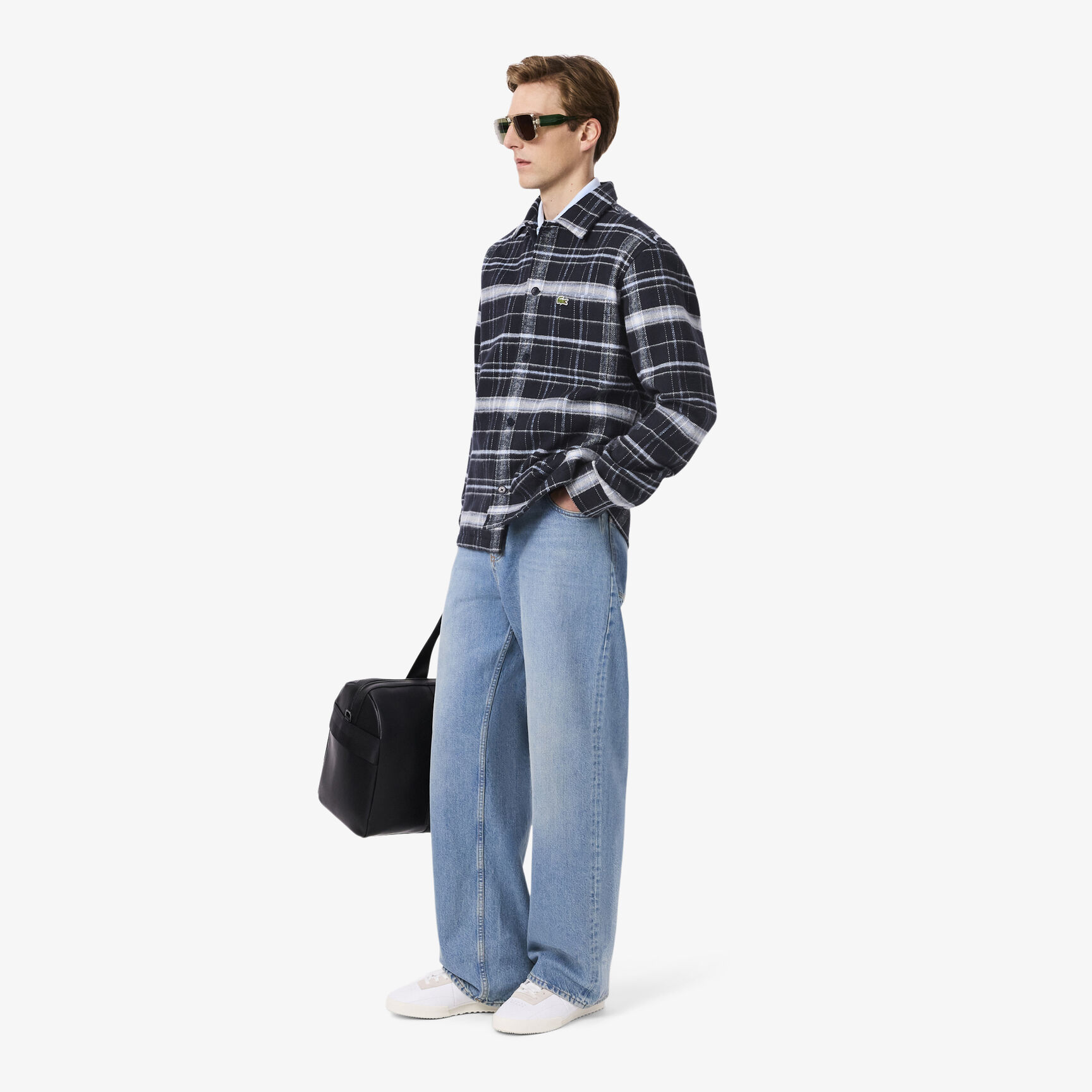 قميص قطني منقوش