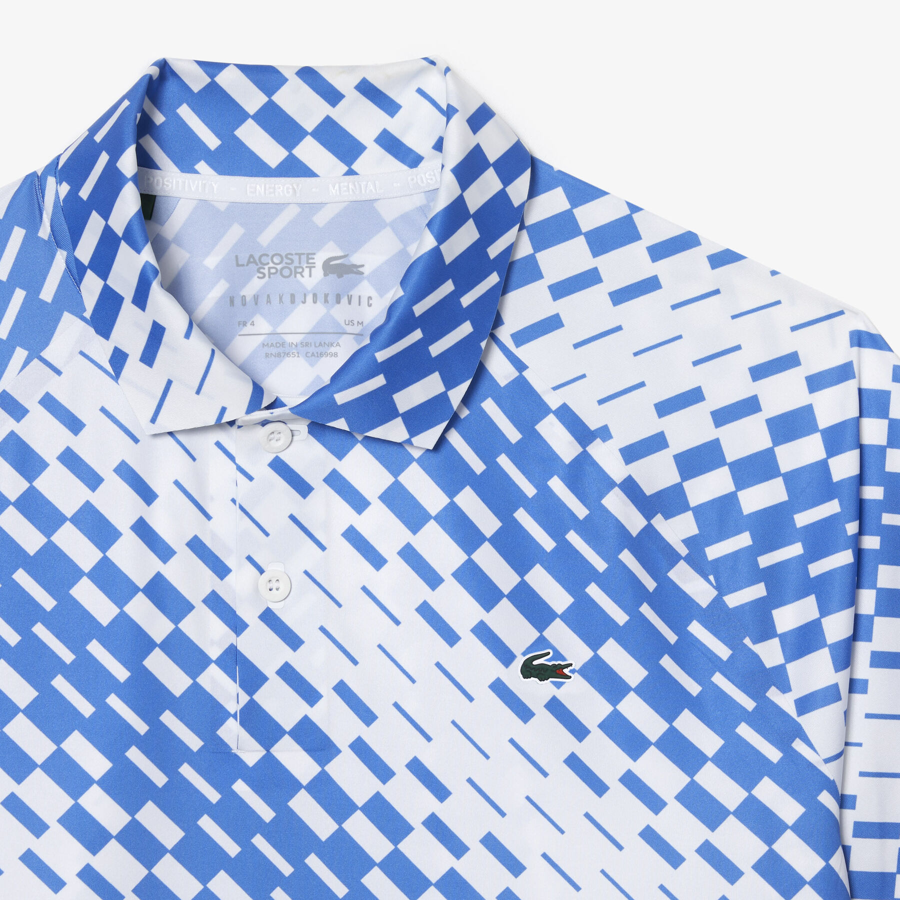 Men's Lacoste Tennis x Novak Djokovic Checkerboard Print Polo Shirt men s lacoste tennis x novak djokovic checkerboard print polo shirt