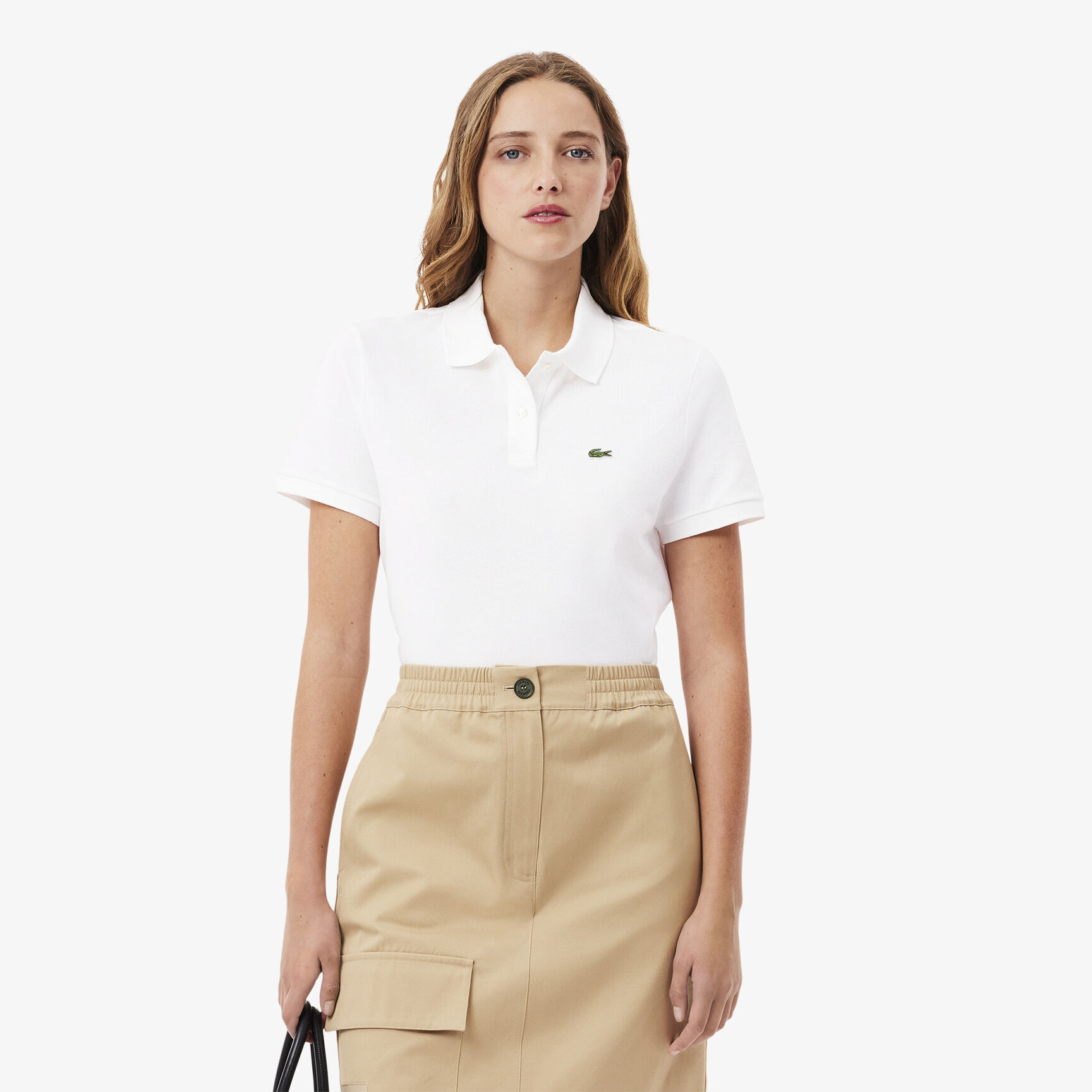 Women's Lacoste Regular Fit Soft Cotton Petit Pique Polo Shirt