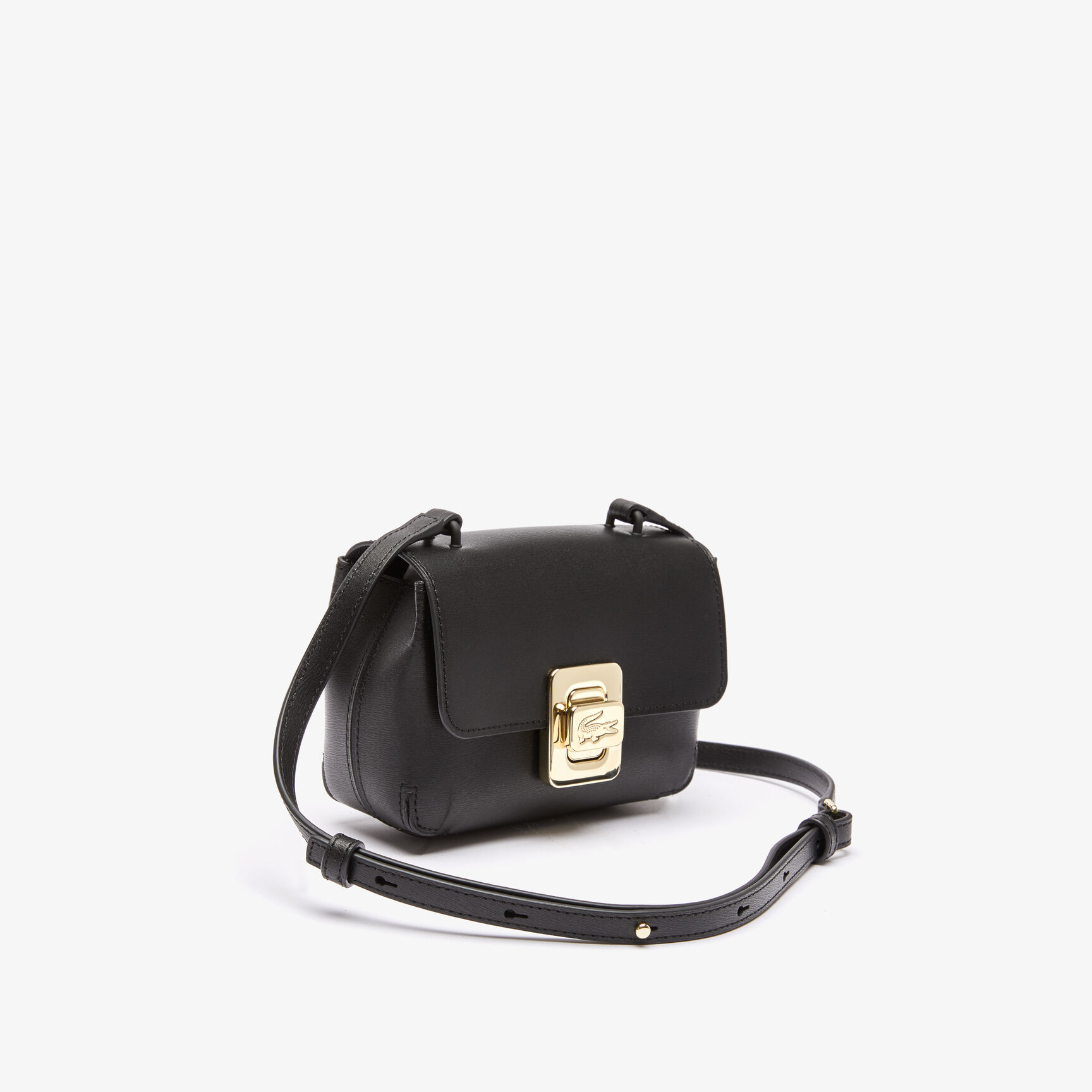 Women's Amelia Leather Shoulder Bag with Engraved Lock