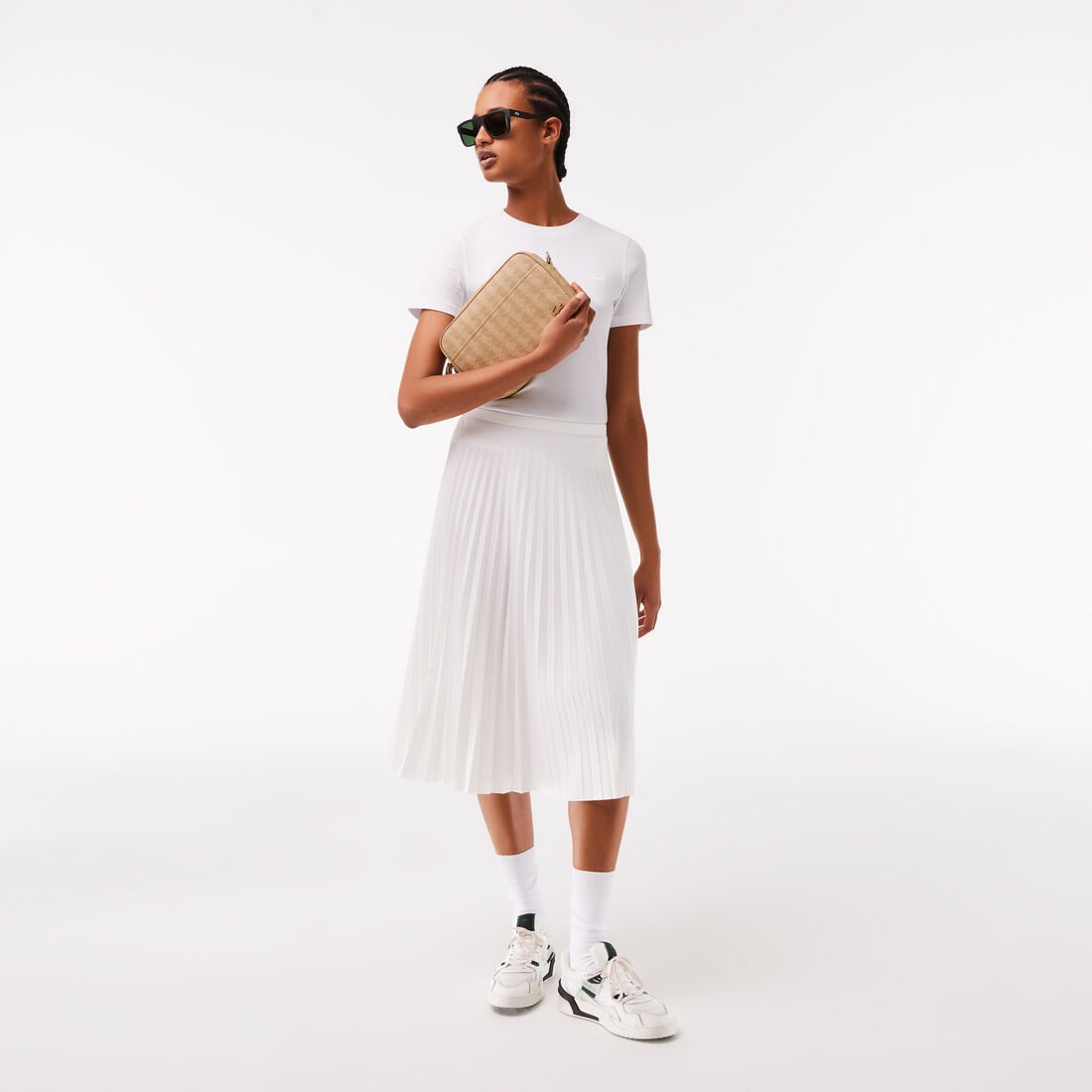 Women's Lacoste Monogram Zip Crossover Bag Women's Lacoste Monogram Zip Crossover Bag