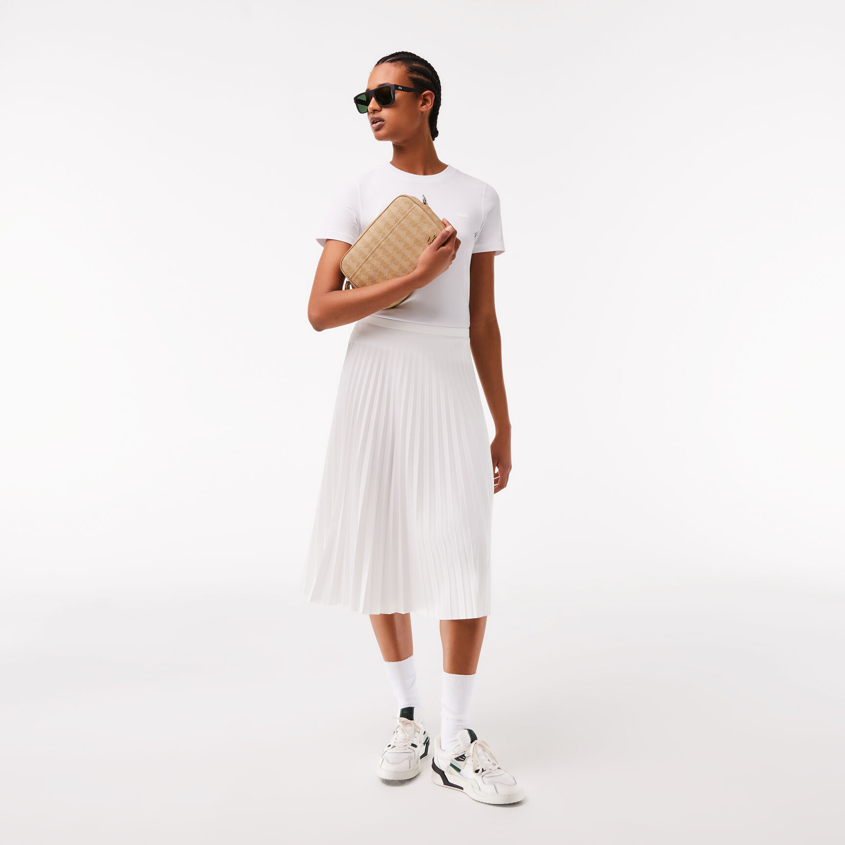 Women's Lacoste Monogram Zip Crossover Bag Women's Lacoste Monogram Zip Crossover Bag