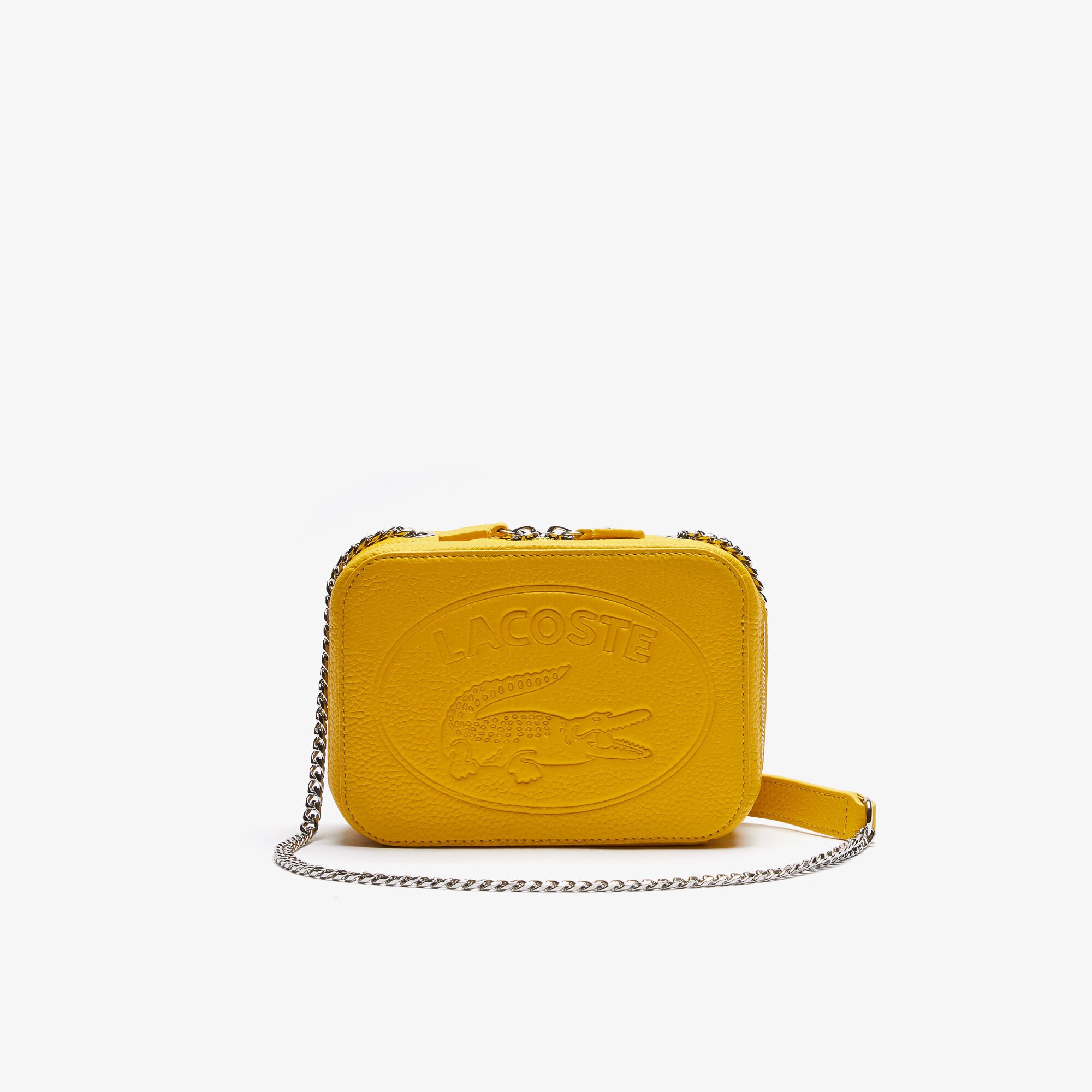 Lacoste croco crew hot sale grained leather zip