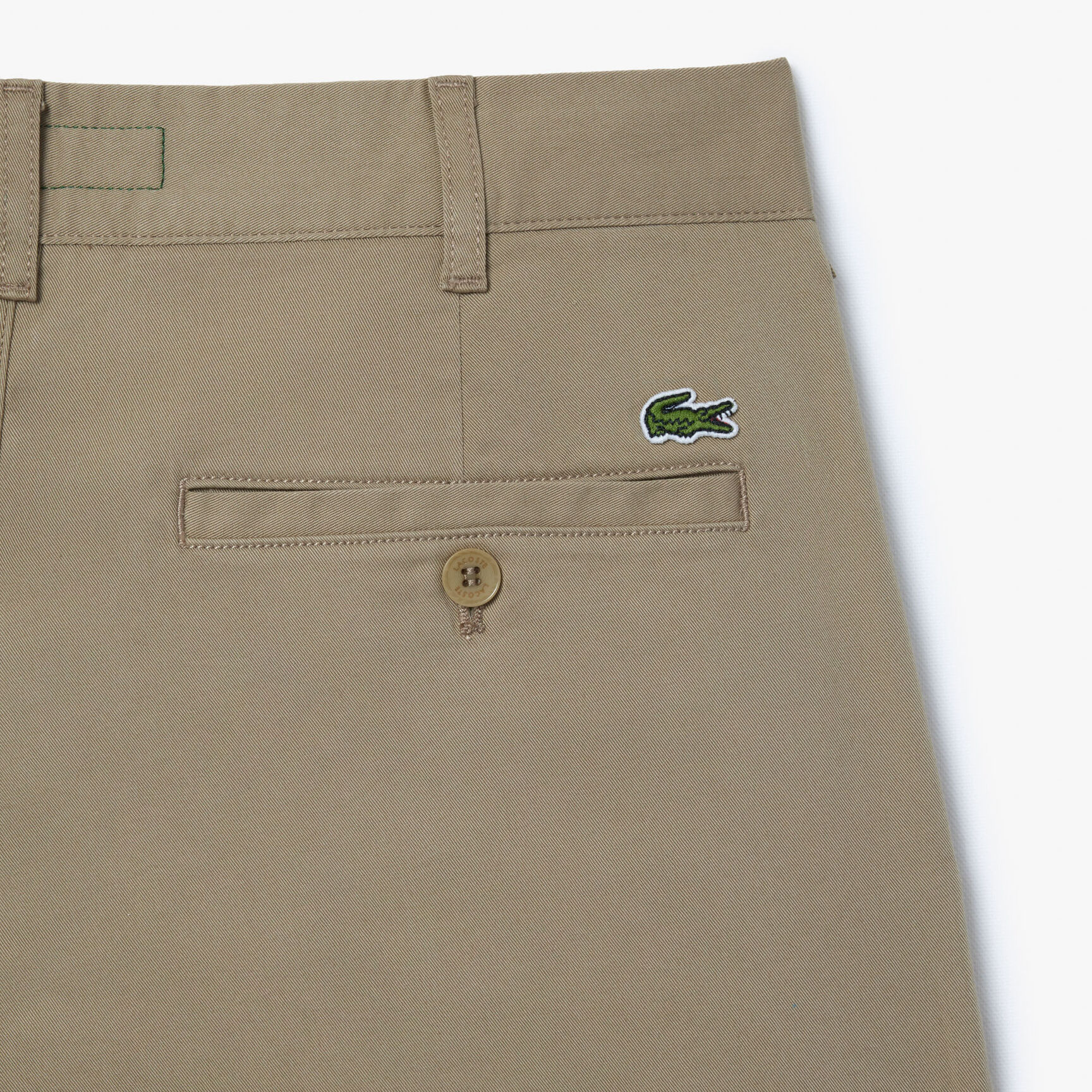 Slim Fit Stretch Cotton Chino Shorts
