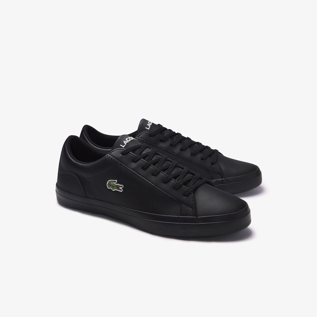 Men's Lerond Textured Leather and Synthetic Trainers Men's Lerond Textured Leather and Synthetic Trainers