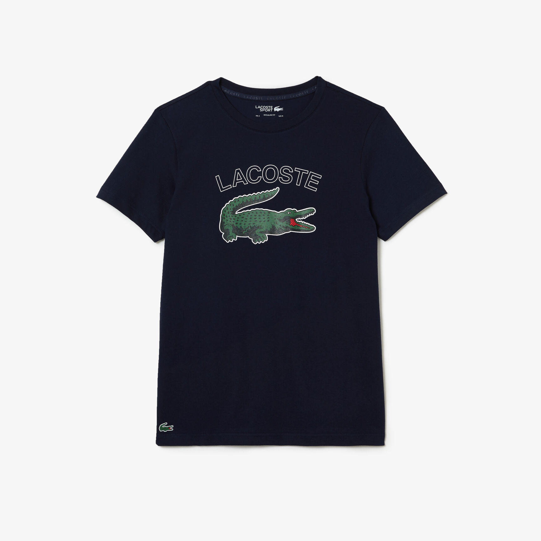 تيشيرت جيرسيه بطبعة تمساح للرجال مجموعة Lacoste SPORT