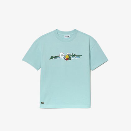 Kids' Branded T-shirt In Organic Cotton Jersey