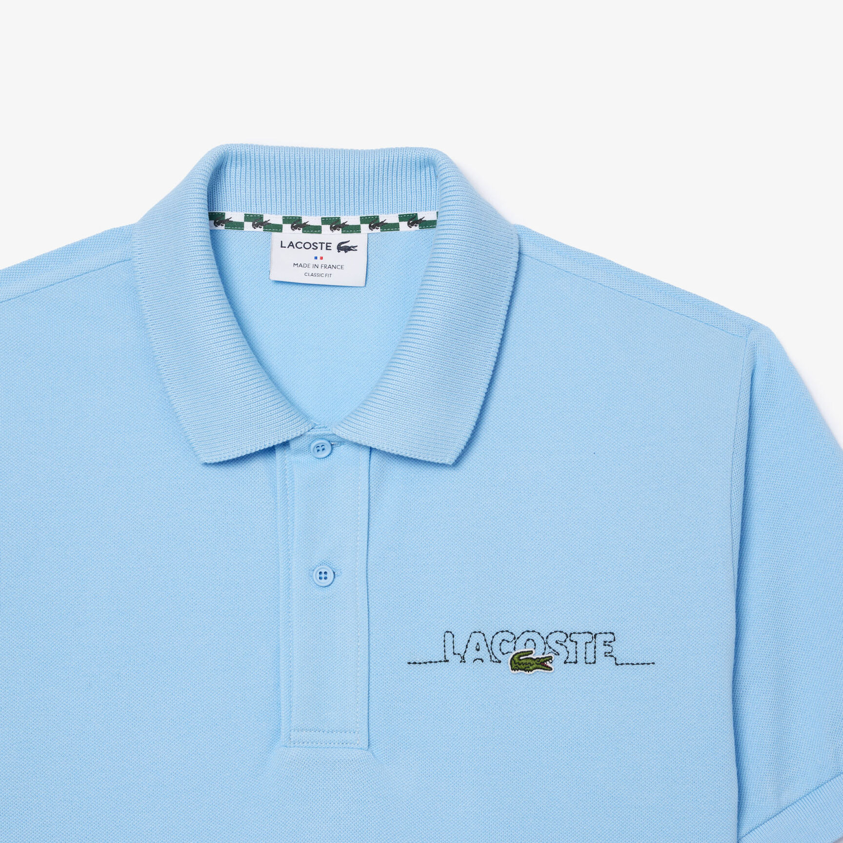 Original L.12.12 Lacoste wording French Made Polo Shirt Shirt