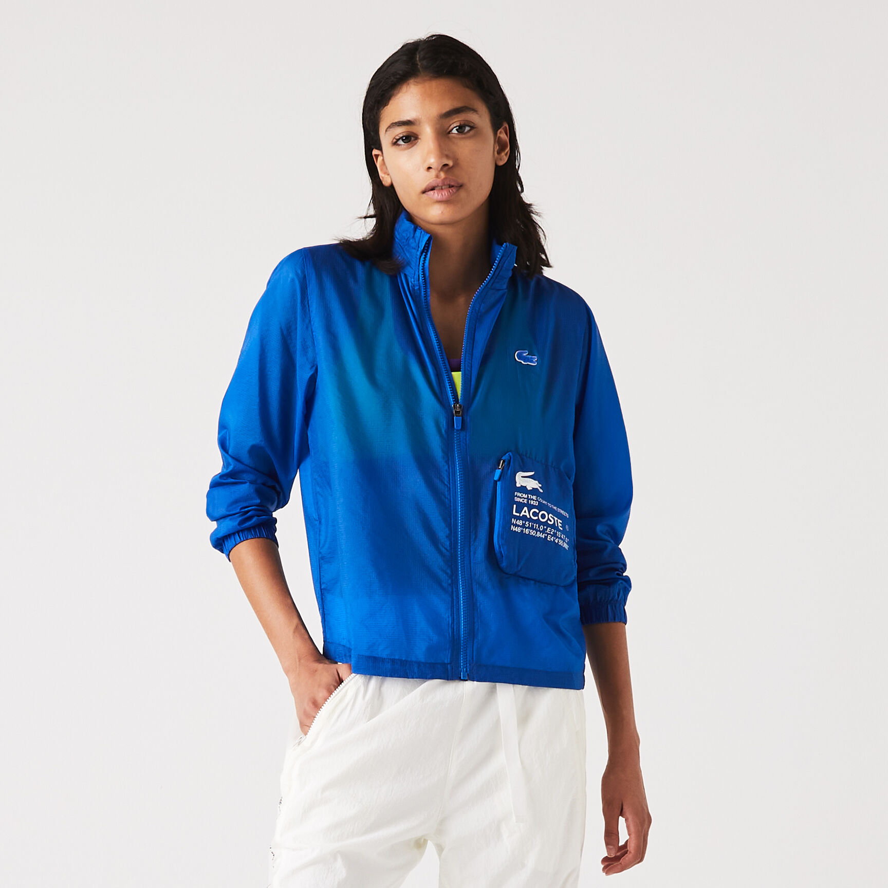 Women's Lacoste SPORT Packable Water-Repellent Jacket