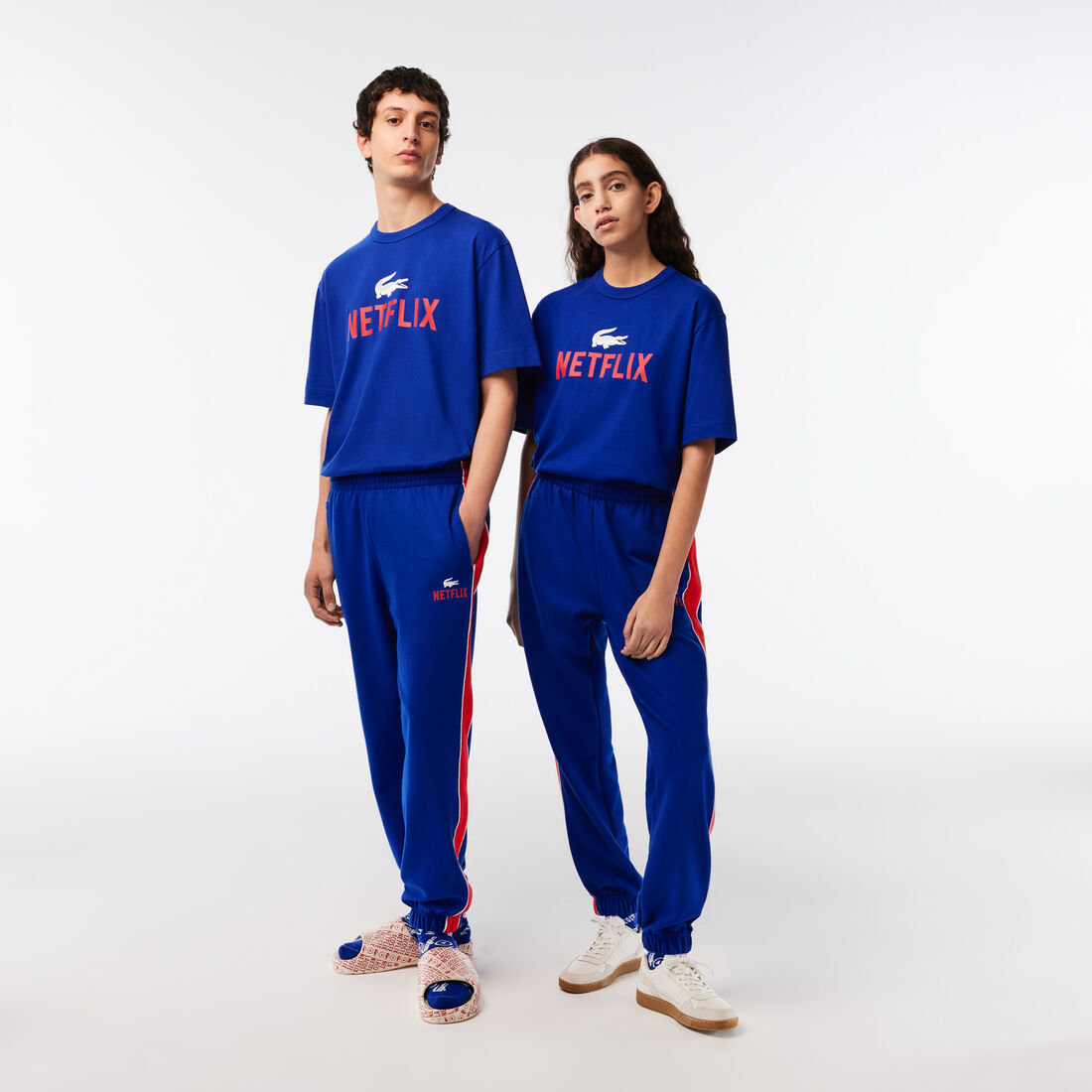 بنطال رياضي قطن عضوي للرجال مجموعة Lacoste x Netflix