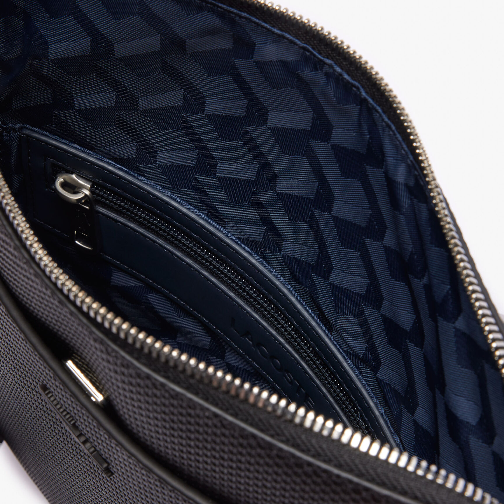 Men's Chantaco Matte Pique Leather Flat Zip Bag Men's Chantaco Matte Pique Leather Flat Zip Bag