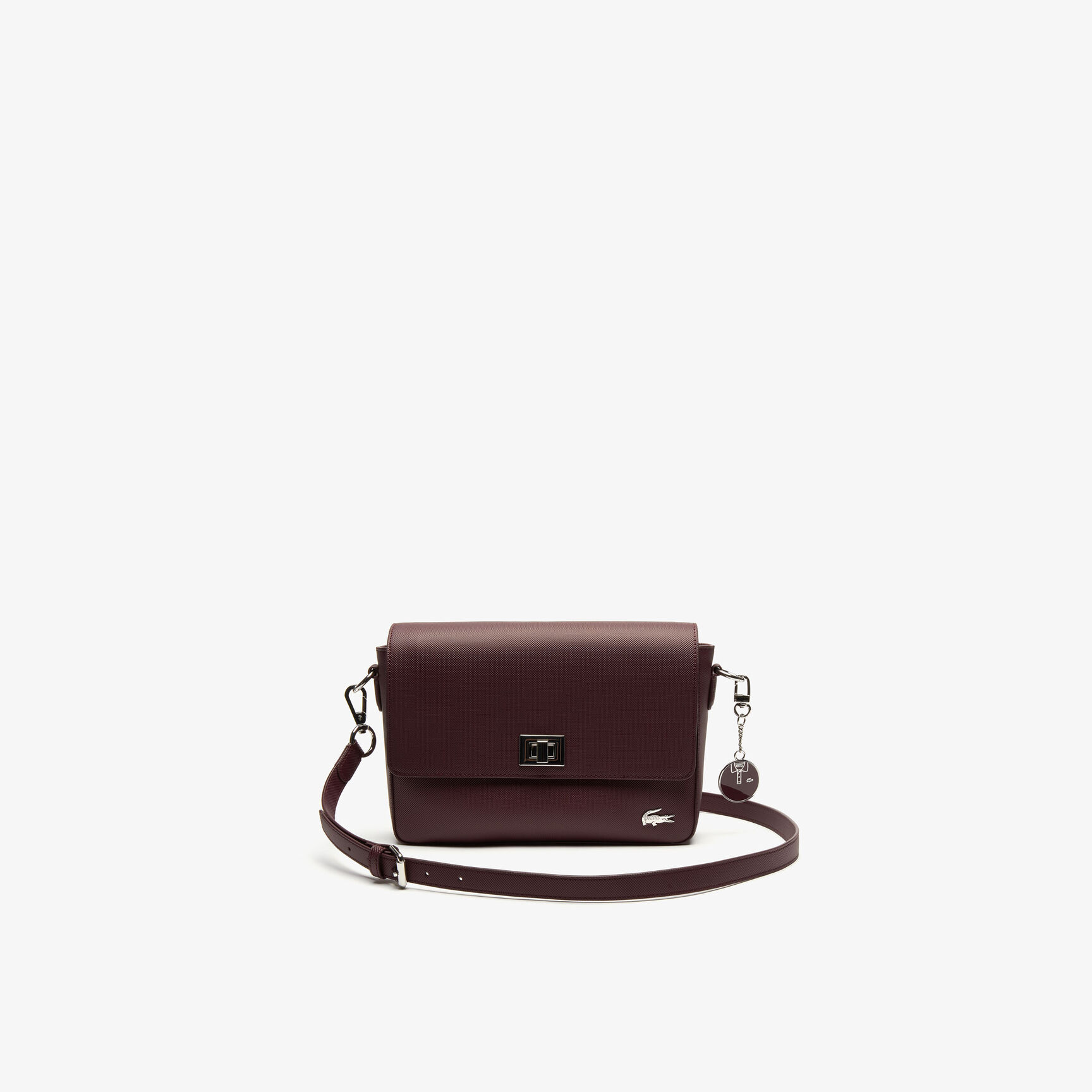 Women's Daily Classic Coated Piqué Canvas Clasp Shoulder Bag Women's Daily Classic Coated Piqué Canvas Clasp Shoulder Bag