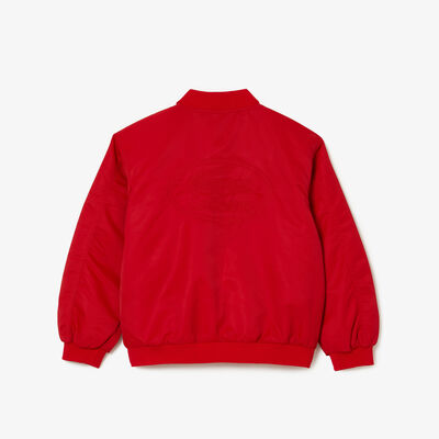 Kids' Lacoste Nylon Colour-block Teddy Jacket