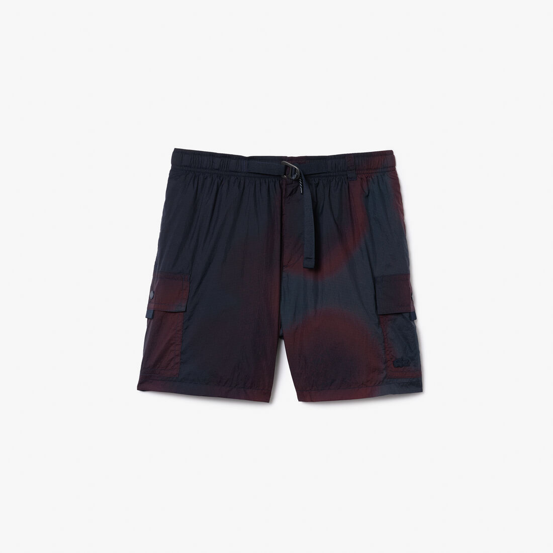 Ombre Print Nylon Cargo Shorts Ombre Print Nylon Cargo Shorts