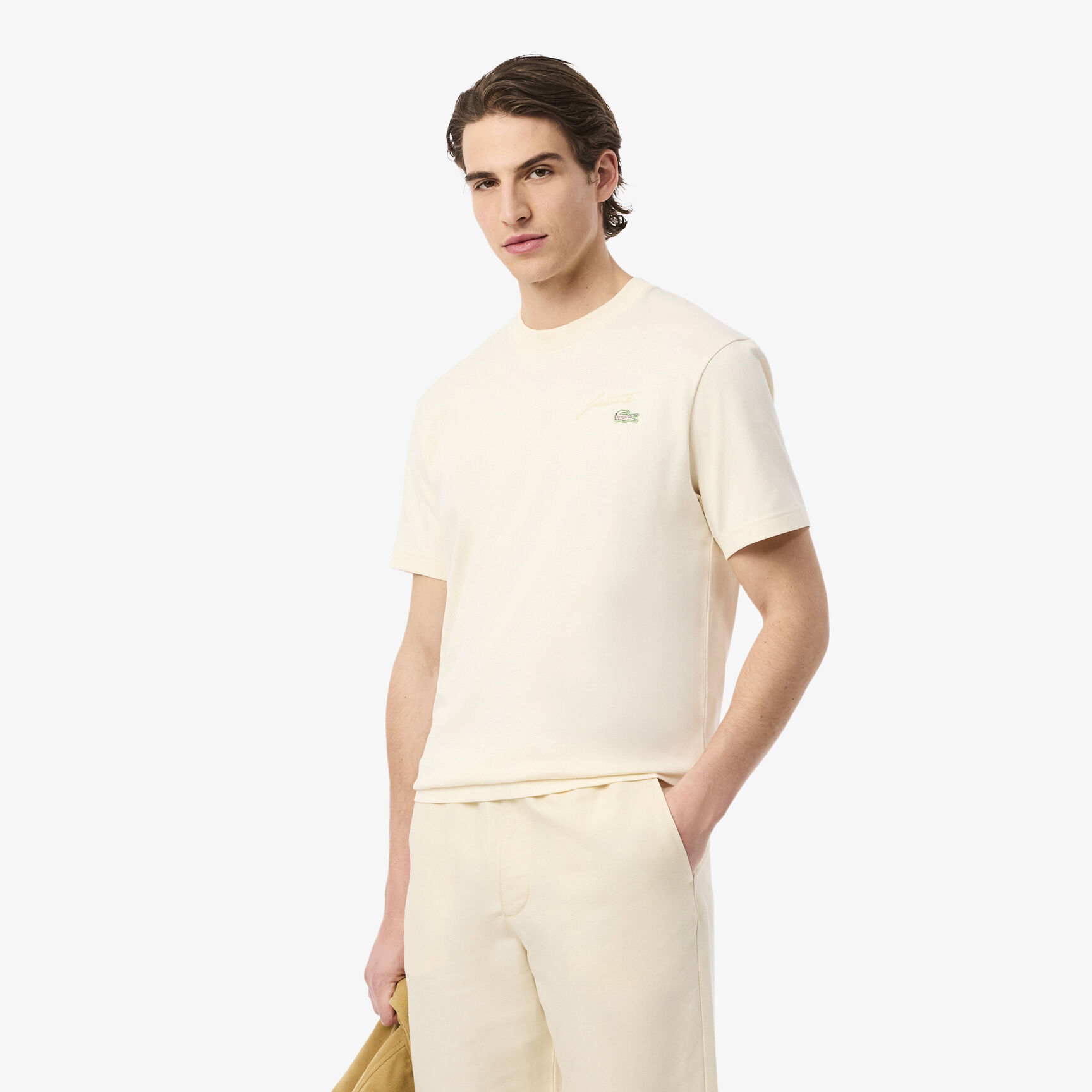 Heavy Jersey Embroidered Signature T-shirt Heavy Jersey Embroidered Signature T-shirt