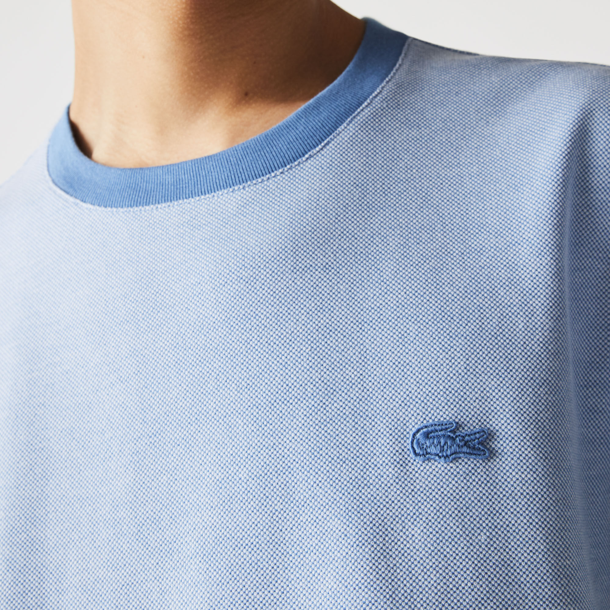 Men’s Crew Neck Textured Cotton T-shirt Men’s Crew Neck Textured Cotton T-shirt