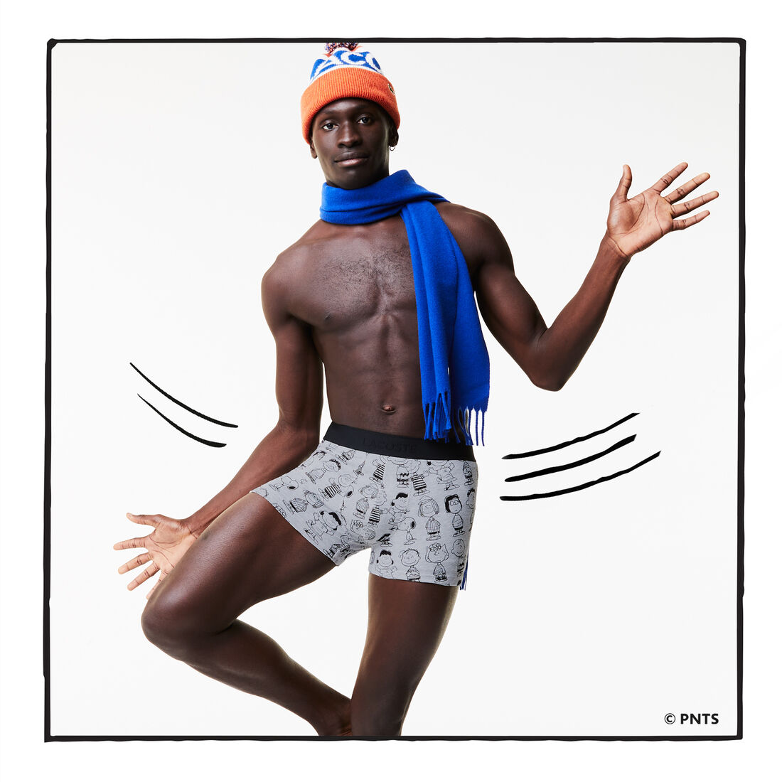 Men’s Lacoste x Peanuts Print Organic Cotton Trunk