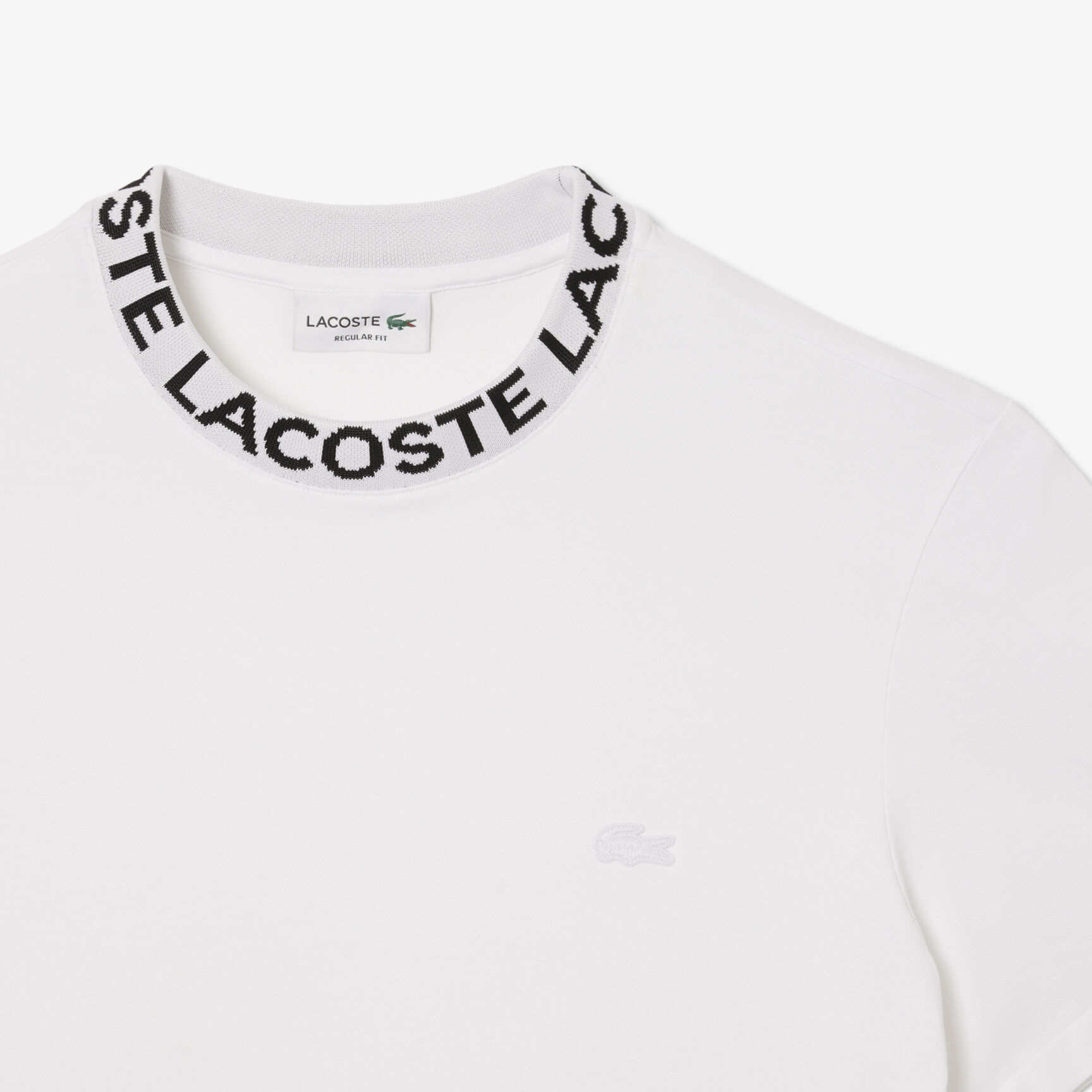 Jacquard Branded Pique T-shirt