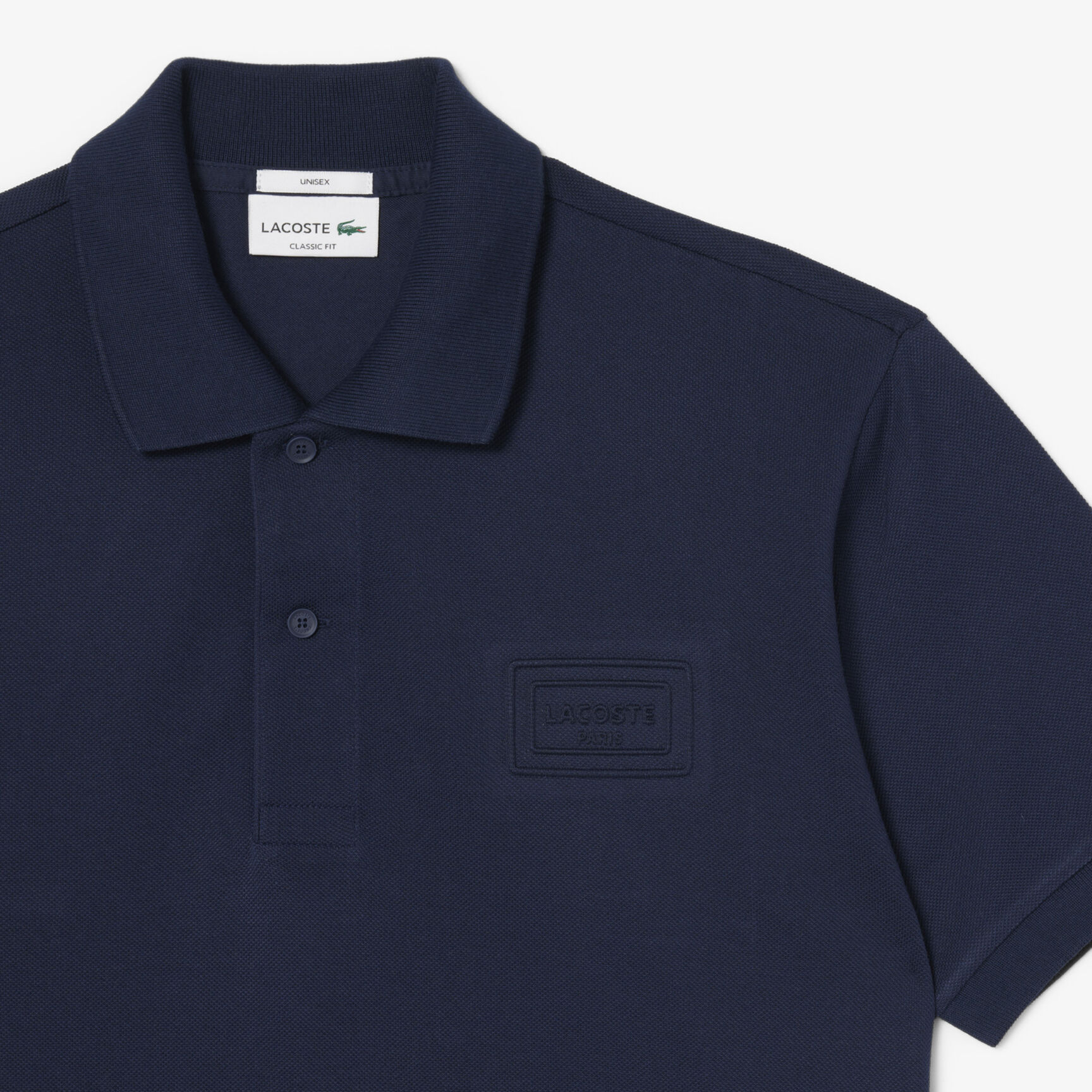 Classic Fit Embossed Branding Polo Shirt