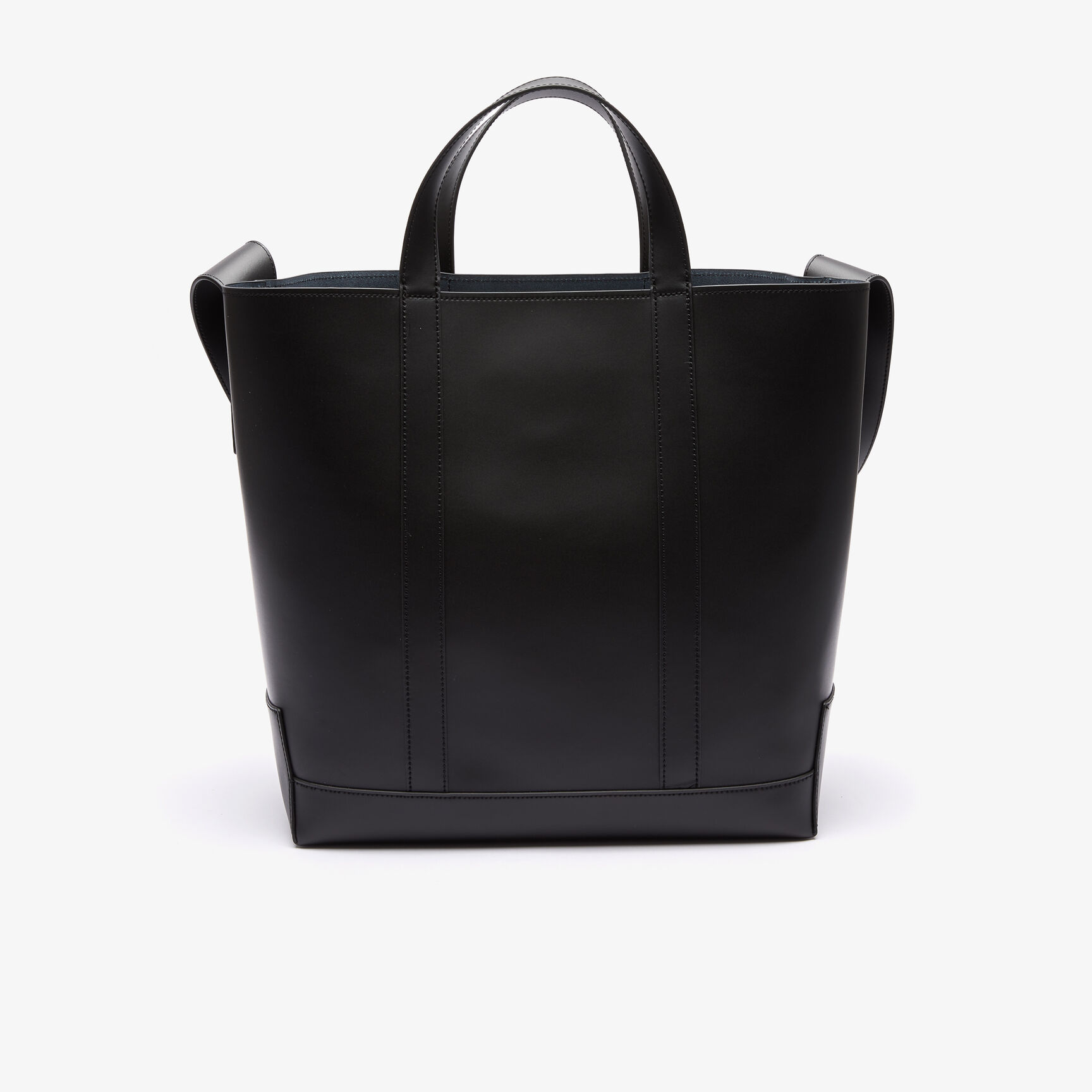 Women's L-Tote Embossed Badge Leather Shopper Bag Women's L-Tote Embossed Badge Leather Shopper Bag