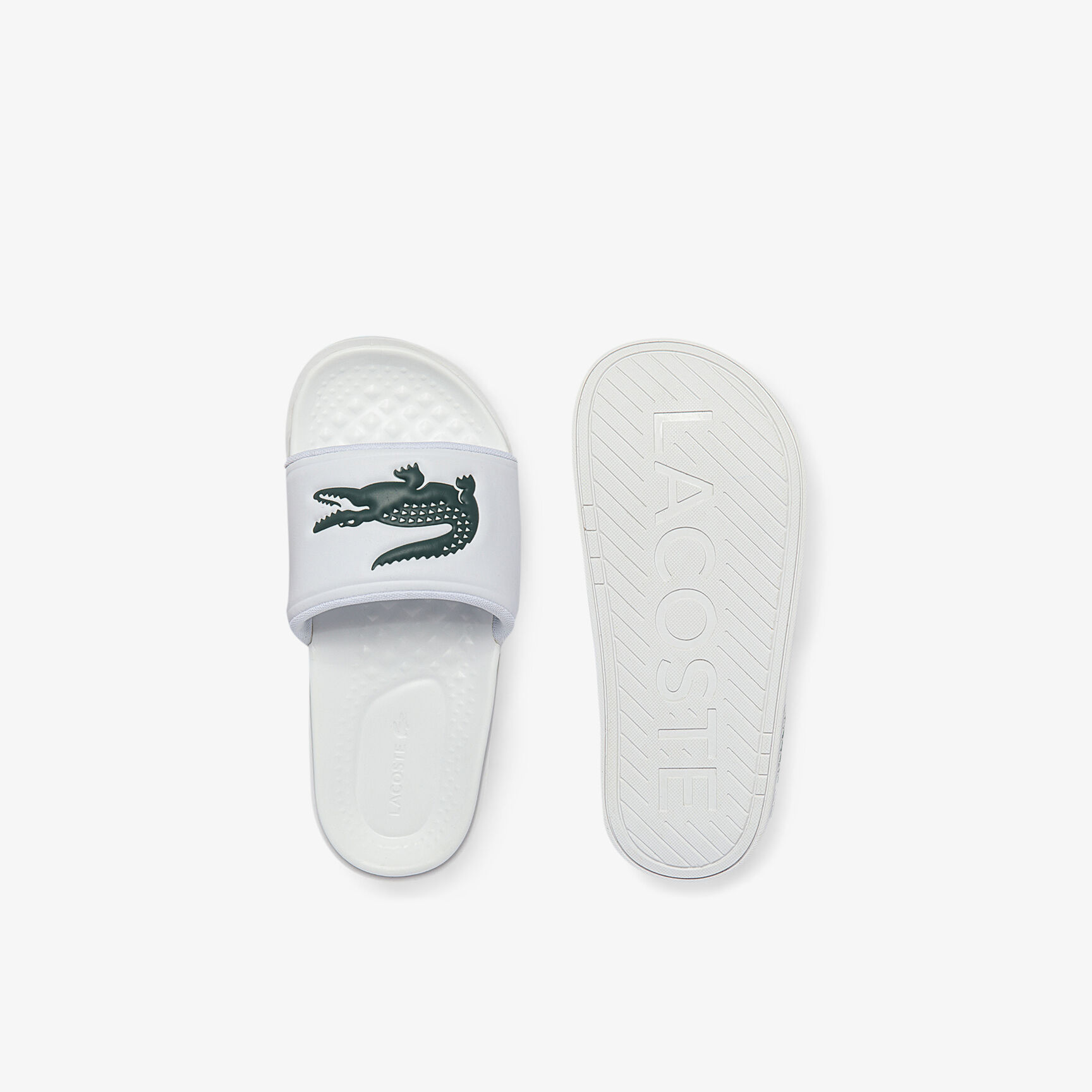 Women's Croco Dualiste Synthetic Logo Strap Slides