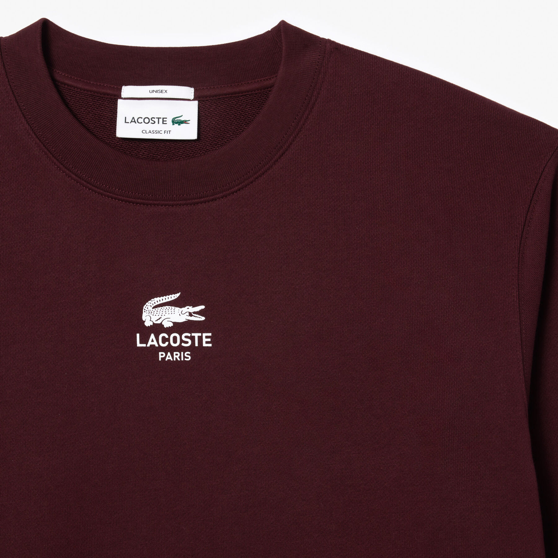 Printed Fleece Sweatshirt lacoste printed fleece sweatshirt