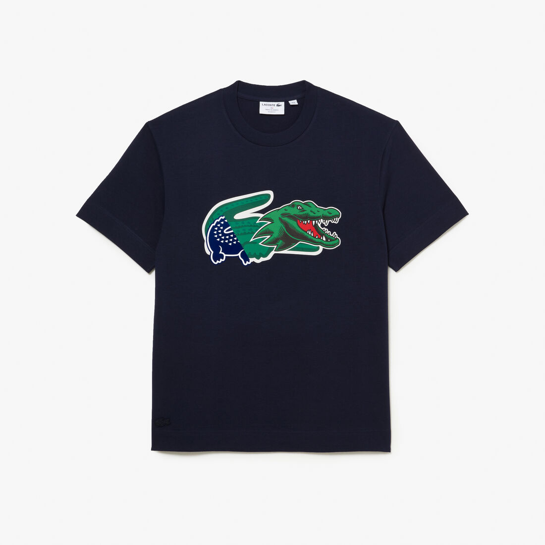 Men's Holiday Relaxed Fit Oversized Crocodile T-Shirt