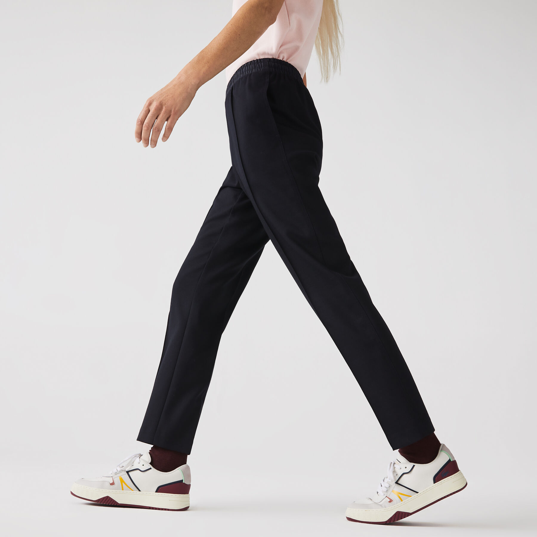 Women's Wool Blend Lightweight City Athletic Pants lacoste women s wool blend lightweight city athletic pants