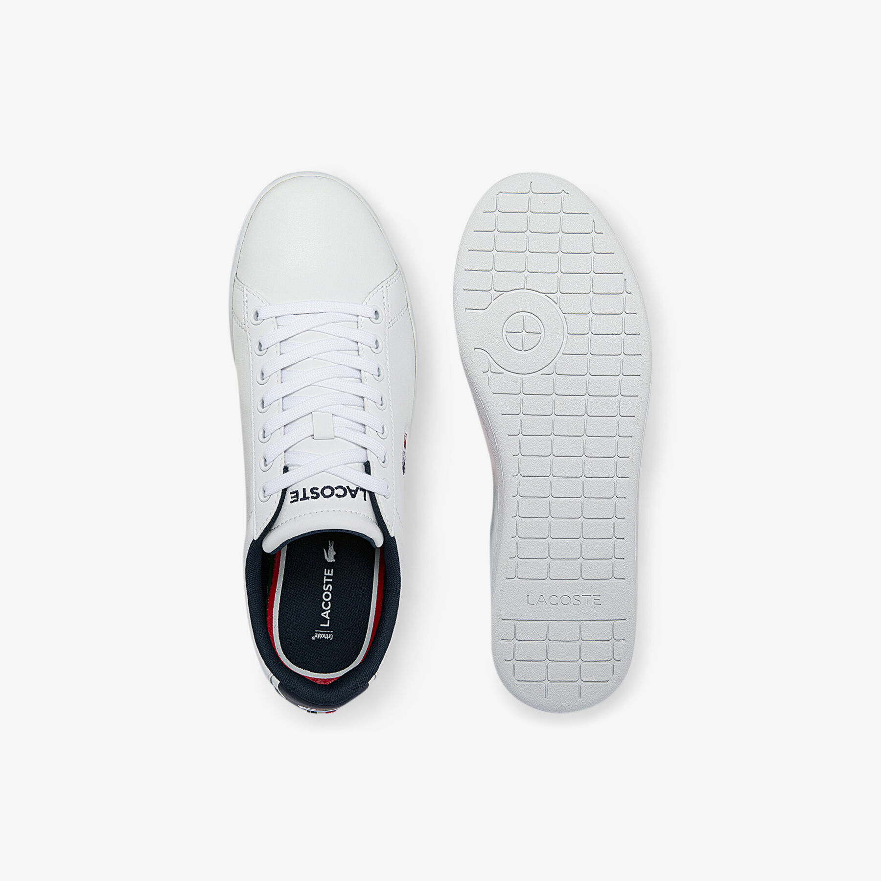 Men's Carnaby Evo Leather and Synthetic Trainers lacoste men s carnaby evo leather and synthetic trainers