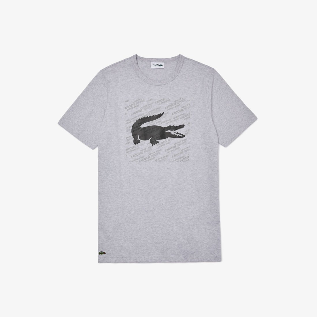Men's Lacoste SPORT Reflective Crocodile Print Cotton T-shirt Men's Lacoste SPORT Reflective Crocodile Print Cotton T-shirt