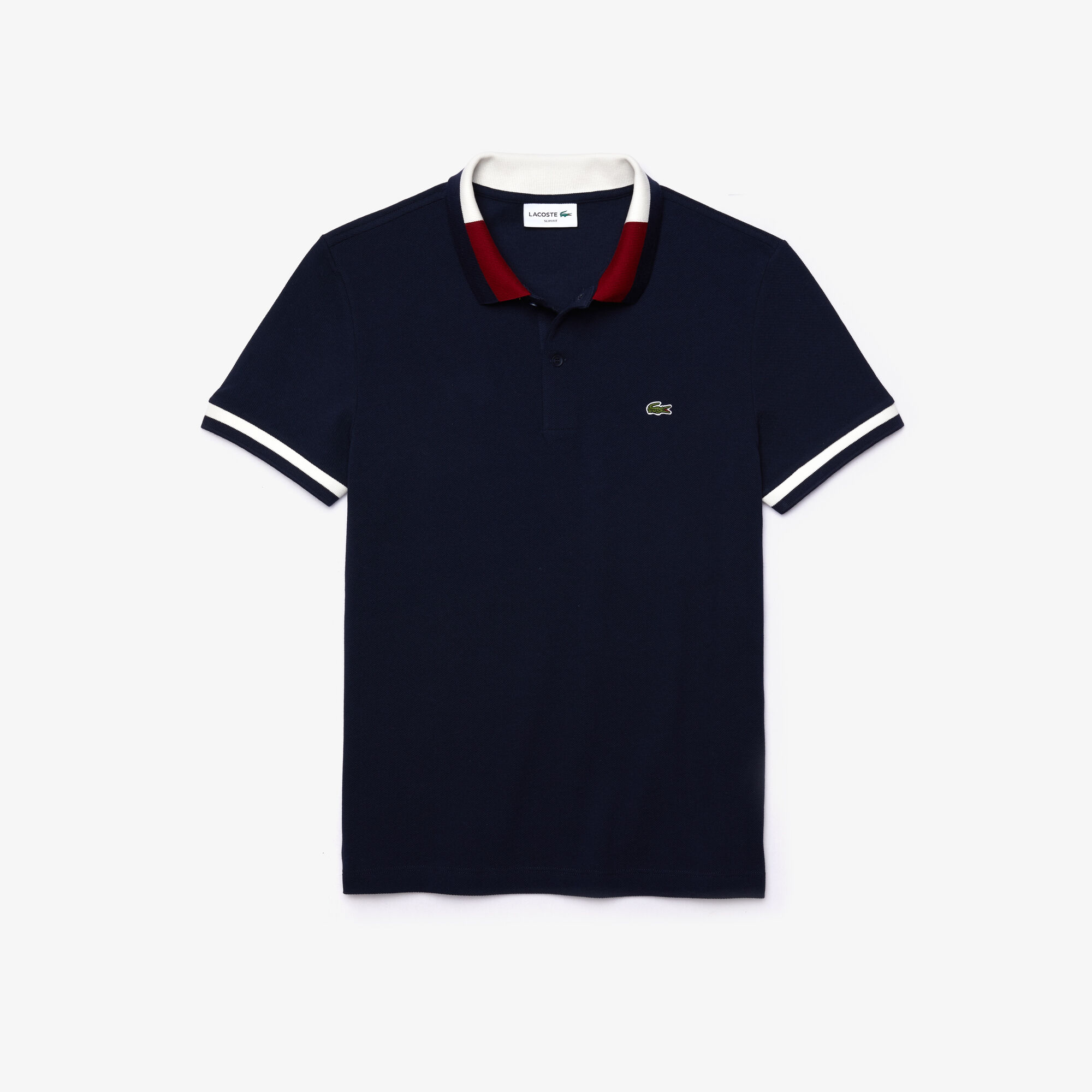 Men's Lacoste Contrast Cotton Polo Shirt